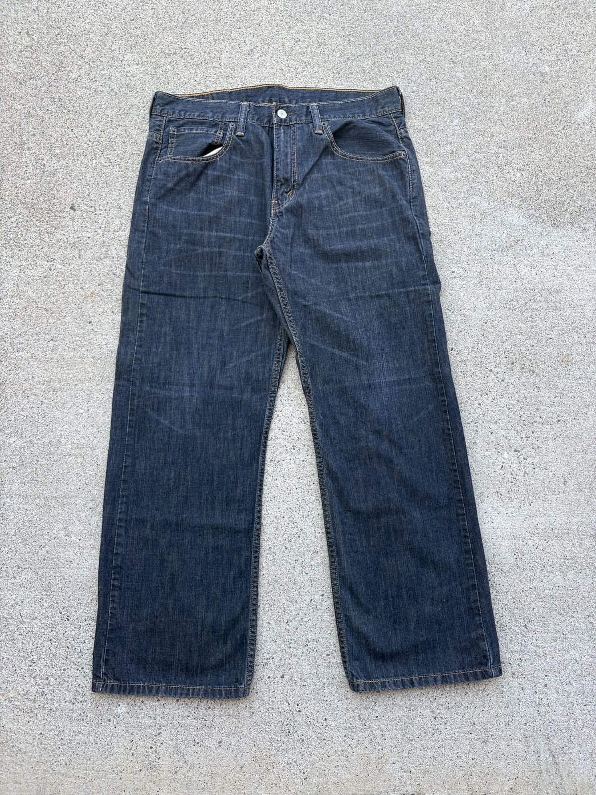 Levi's Vintage Y2K 569’ Levis Loose Fit D. Indigo Jeans Size 33x30 Size US 33 - 1 Thumbnail