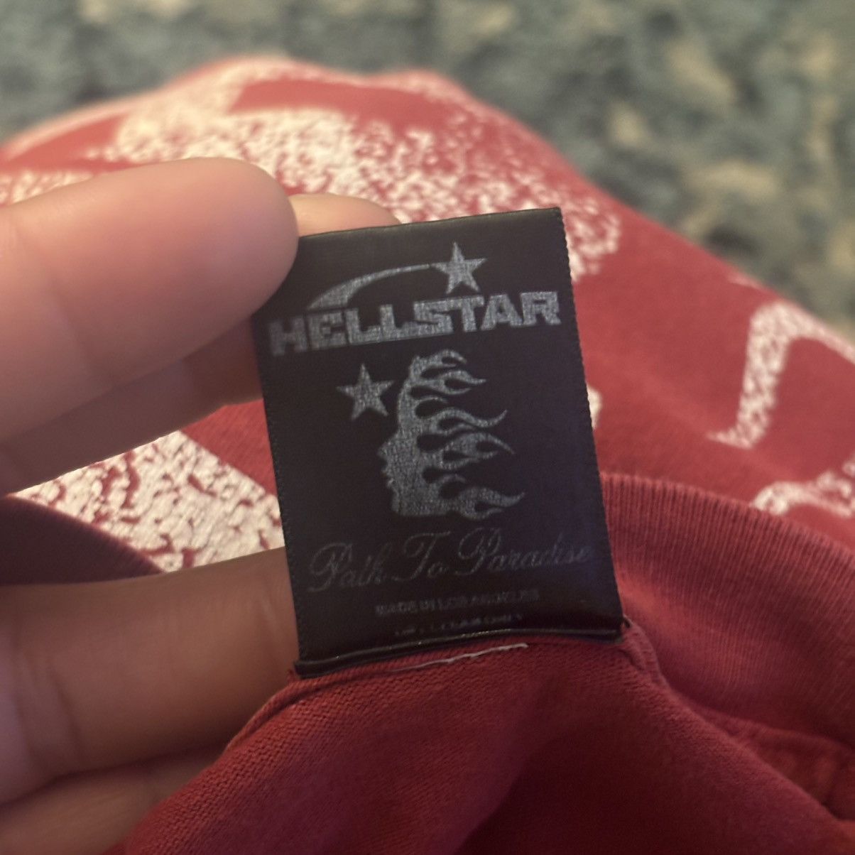 HELLSTAR Hellstar ‘Path To Paradise’ T Shirt Worn Lightly Size Xlarge Size US XL / EU 56 / 4 - 5 Thumbnail