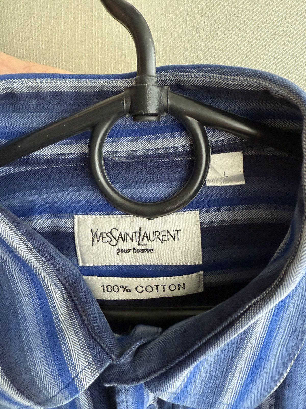 Yves Saint Laurent Vintage 90s Yves Saint Laurent shirt Size US L / EU 52-54 / 3 - 5 Thumbnail