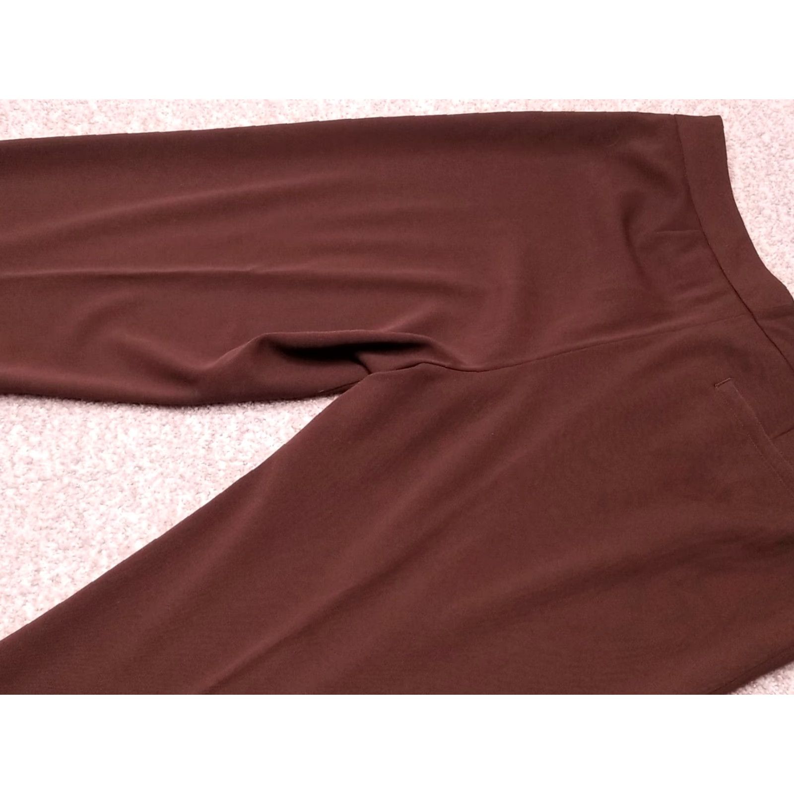 Pendleton Pendleton Pants Womens 12 Brown Polyester Blend Pleated Dress Trousers Slacks Size 34" / US 12 / IT 48 - 6 Thumbnail