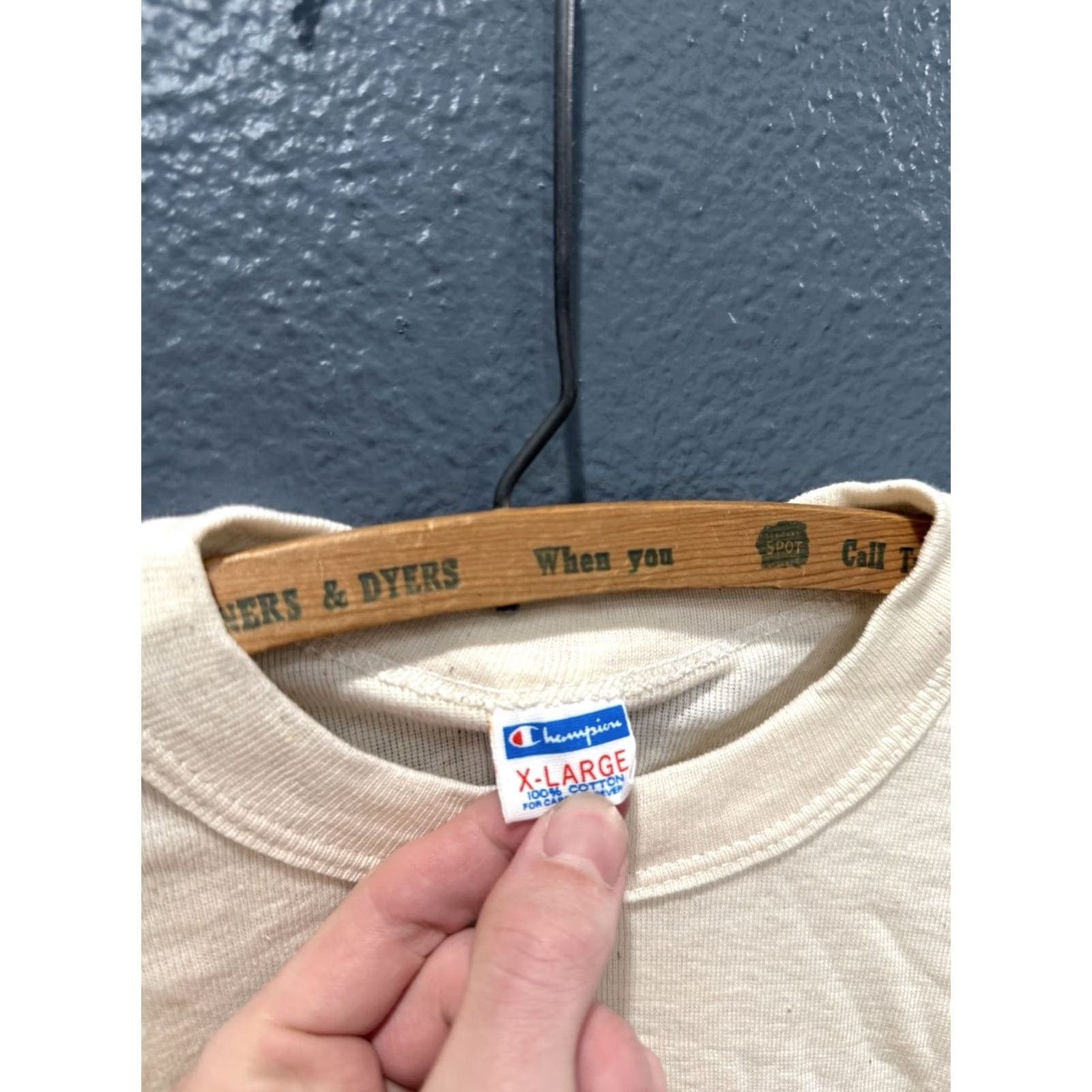 Champion VINTAGE Champion Shirt XL USA Harvard University Cotton Raglan Blue 70s Men Girls Mens Size US XL / EU 56 / 4 - 2 Thumbnail