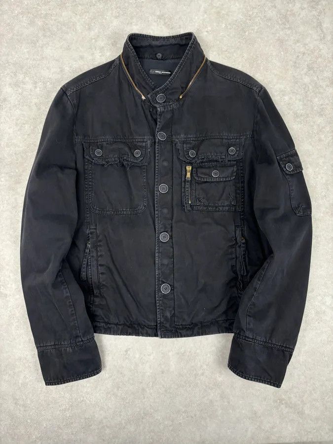 Daniele Alessandrini Daniele Alessandrini Denim Black Jacket Size US M / EU 48-50 / 2 - 1 Thumbnail