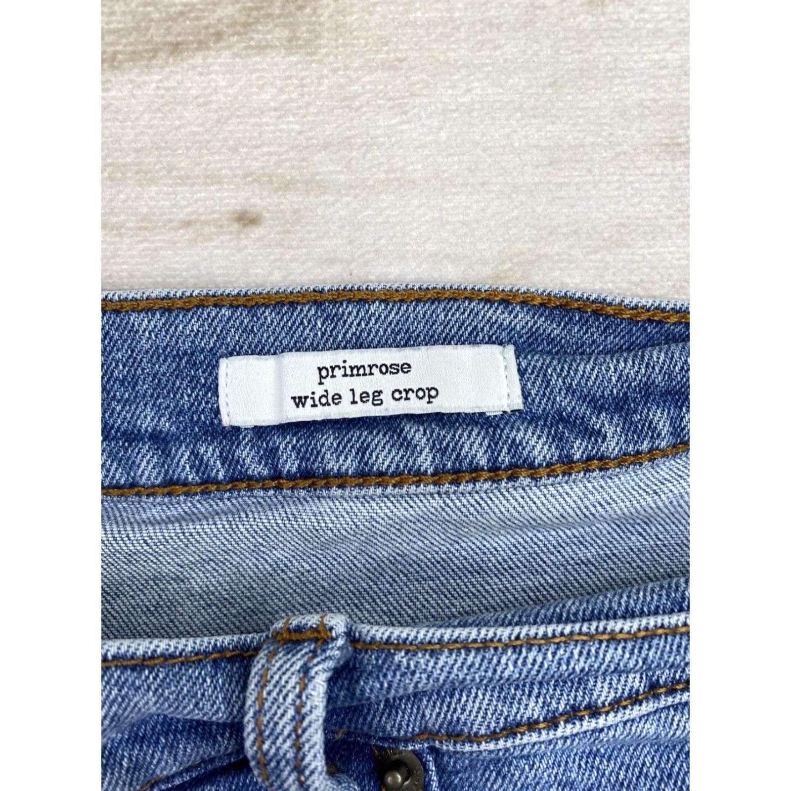 Jessica Simpson Jessica Simpson Jeans Womens 22W Primrose High Rise Wide-Leg Crop Stretch Benign Bohemian Vintage: No Size 40" / US 18 - 4 Thumbnail