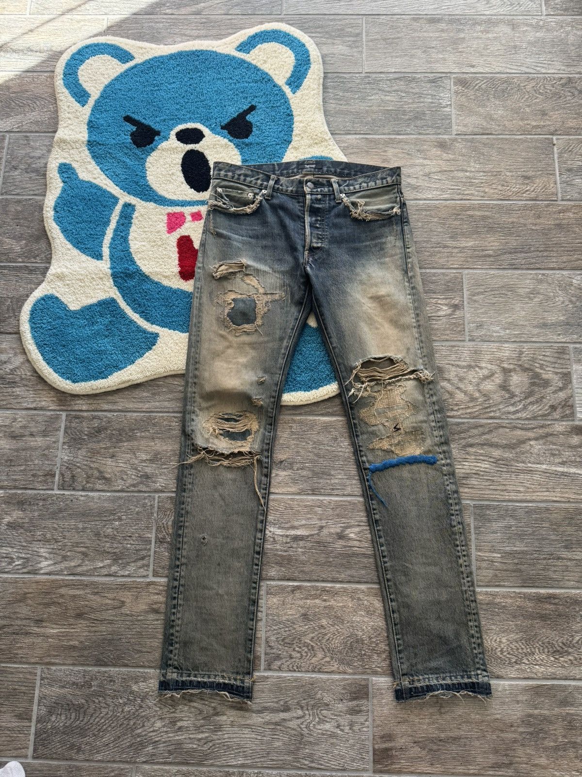 Jun Takahashi × Undercover Undercover SS10 '68' blue yarn denim