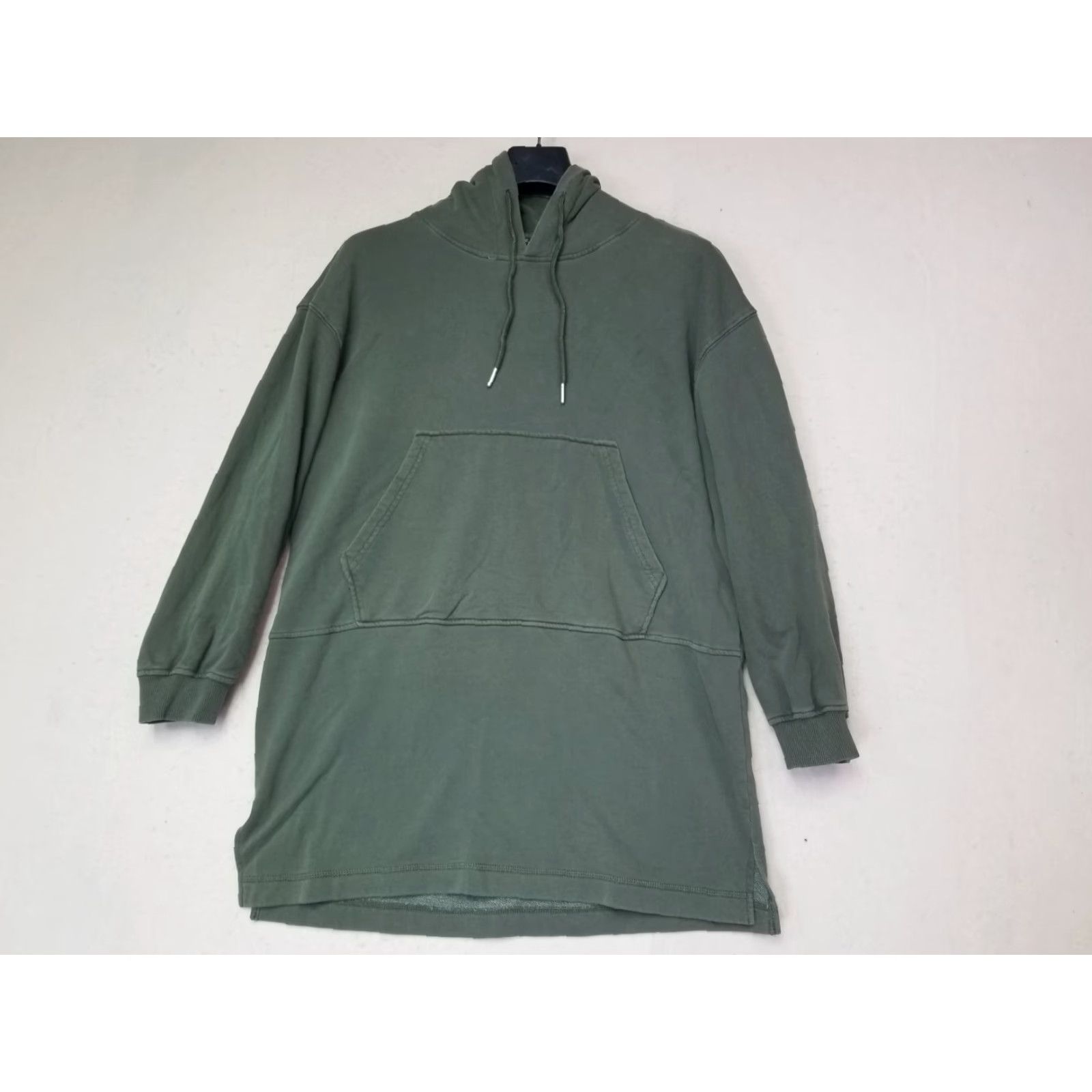 7 For All Mankind 7 for all Mankind Olive Green Tunic Pullover Hoodie Women's Large size Size L / US 10 / IT 46 - 2 Thumbnail