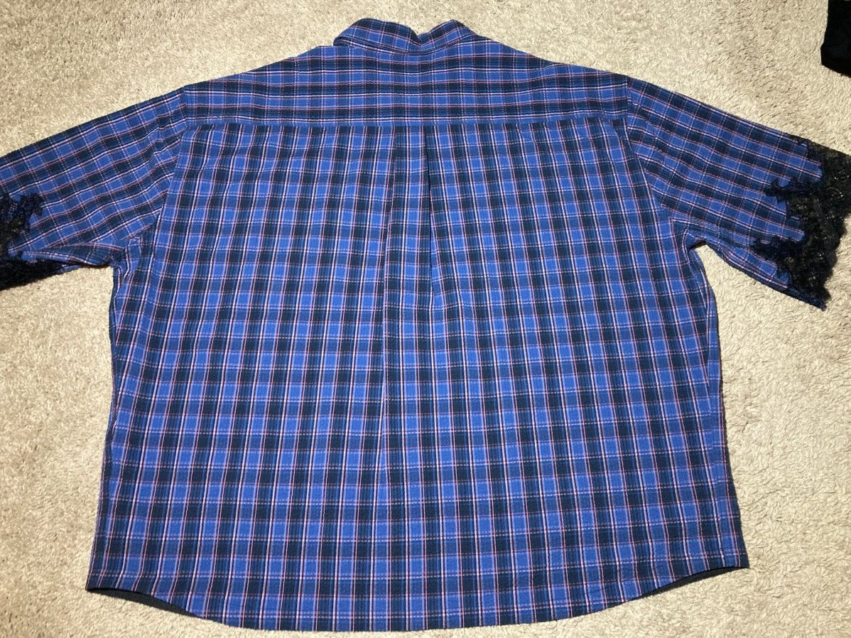 Martine Rose SS25 Martine Rose Lace Overshirt SSENSE 2025 Sex Logo Pocket Size US XL / EU 56 / 4 - 9 Thumbnail