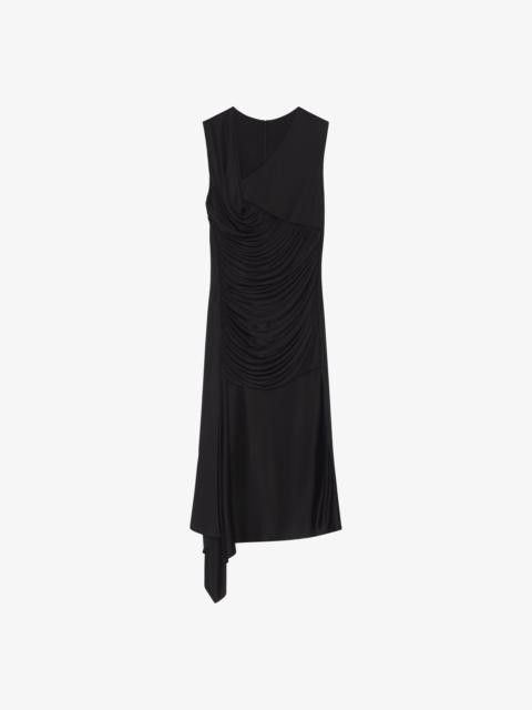 Givenchy o1w1db10325 Drapped Midi Dress in Black Size XS / US 0-2 / IT 36-38 - 1 Preview