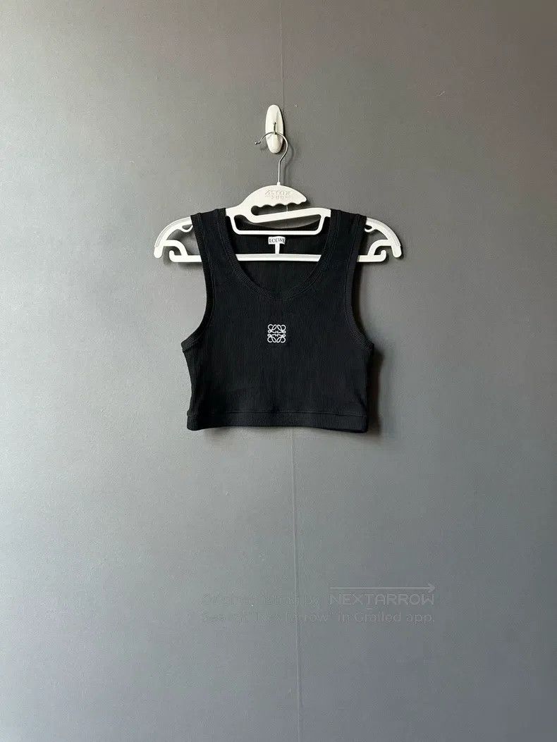 Loewe Loewe Black embroidered vest Size S / US 4 / IT 40 - 1 Thumbnail