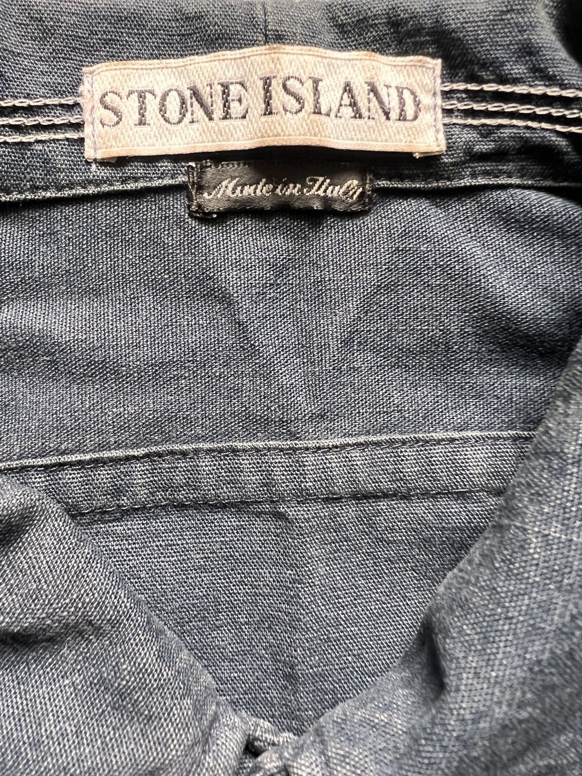 Massimo Osti × Stone Island × Vintage Vtg Stone Island Button Up Light Jacket Size US M / EU 48-50 / 2 - 17 Thumbnail