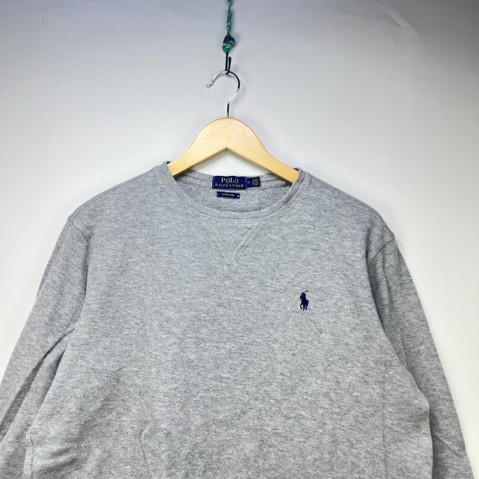 Ralph Lauren × Vintage Vintage Polo Ralph Lauren Pony Estate Rib Long Sleeve Medium Size US M / EU 48-50 / 2 - 2 Thumbnail