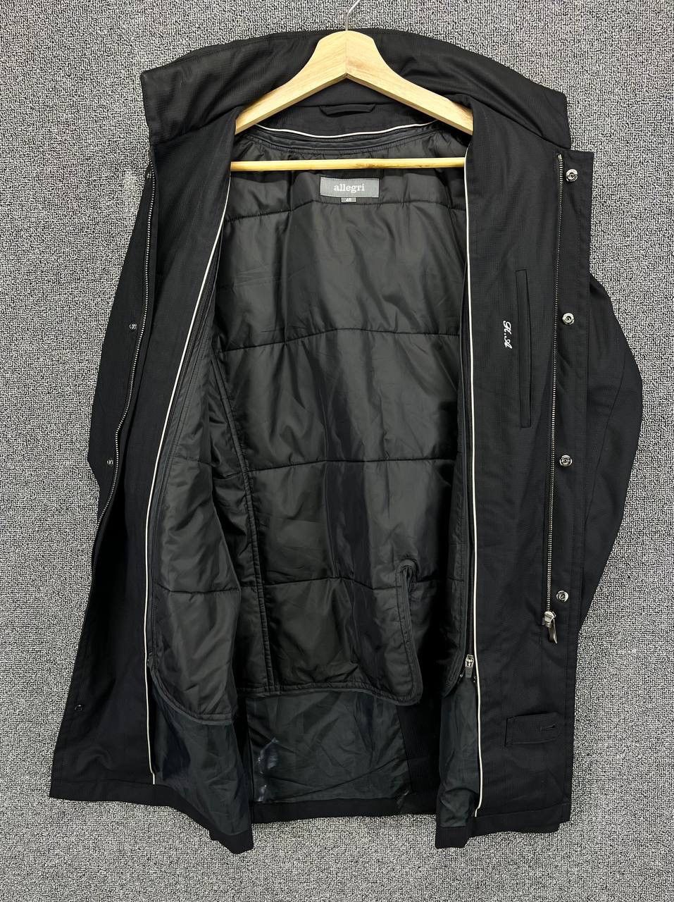 Allegri Vintage Allegri Thinsulate Black Rare Zip Up Long Jacket Size US M / EU 48-50 / 2 - 6 Thumbnail
