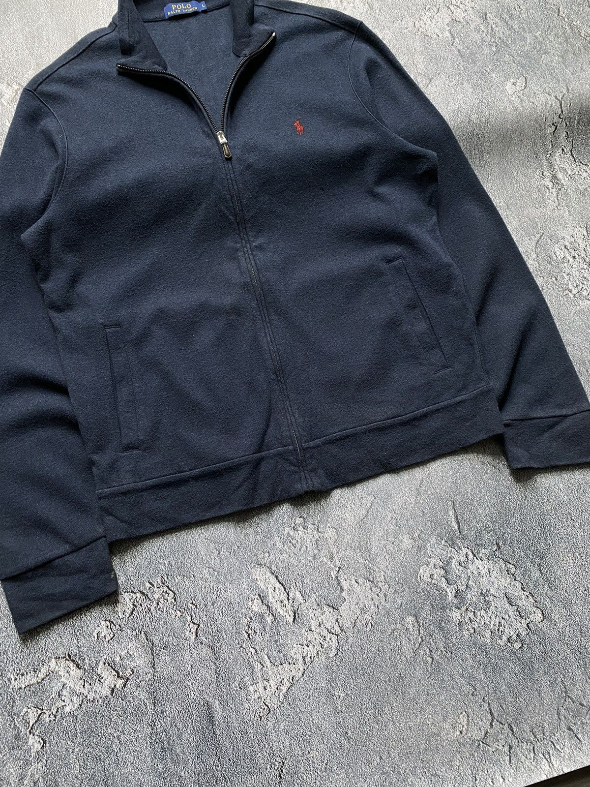 Polo Ralph Lauren × Vintage Polo Ralph Lauren VNTG Mini Logo Full Zip Sweater Jacket Size US L / EU 52-54 / 3 - 2 Thumbnail