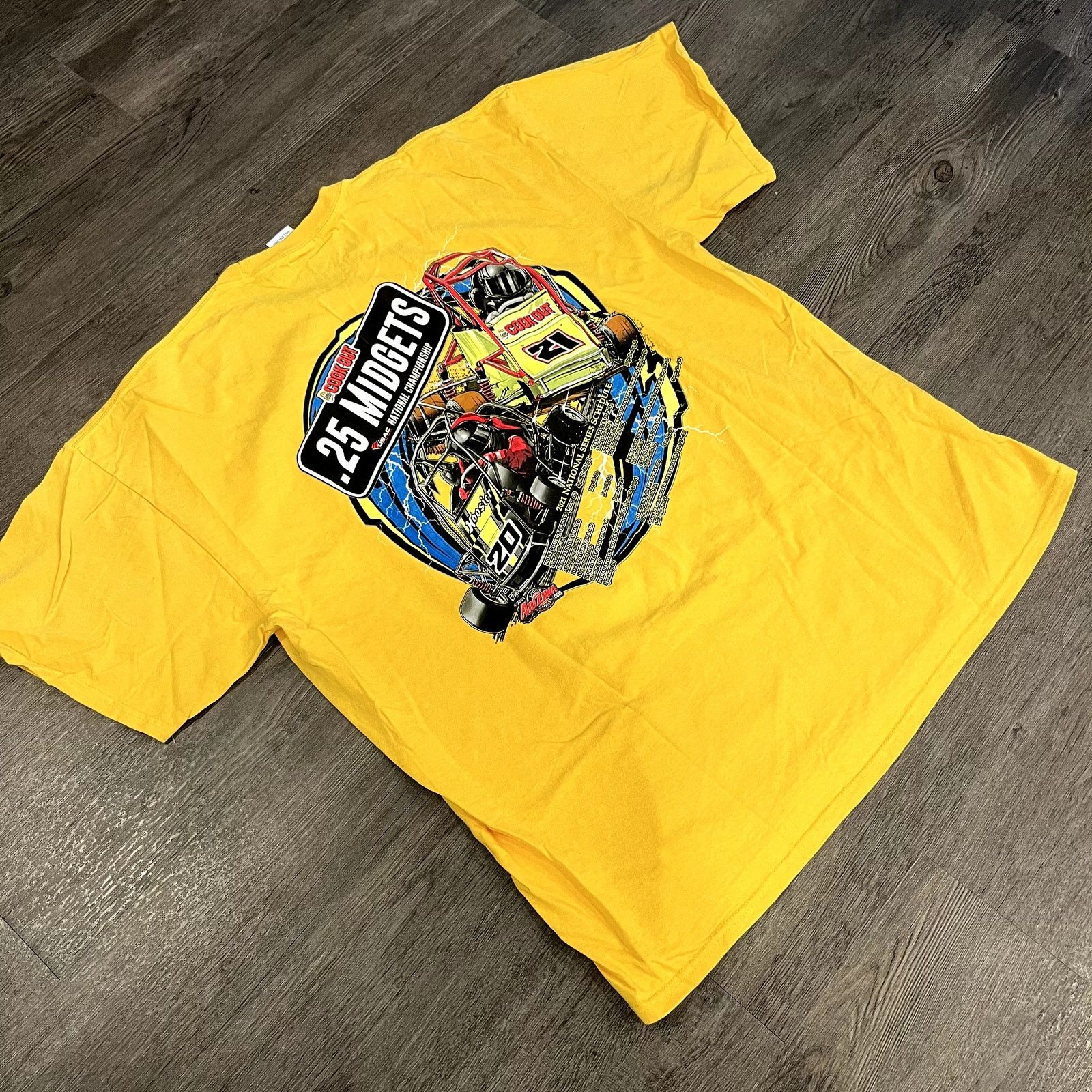 NASCAR Vintage Style Midget Racing Black Motorsports Tee Streetwear Size US XXL / EU 58 / 5 - 1 Thumbnail