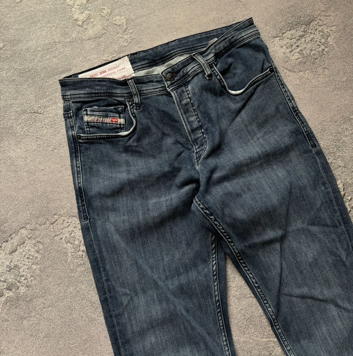 Diesel × Diesel Black Gold Diesel 33/32 blue denim pant trouser Jean chino y2k Size US 33 - 10 Thumbnail