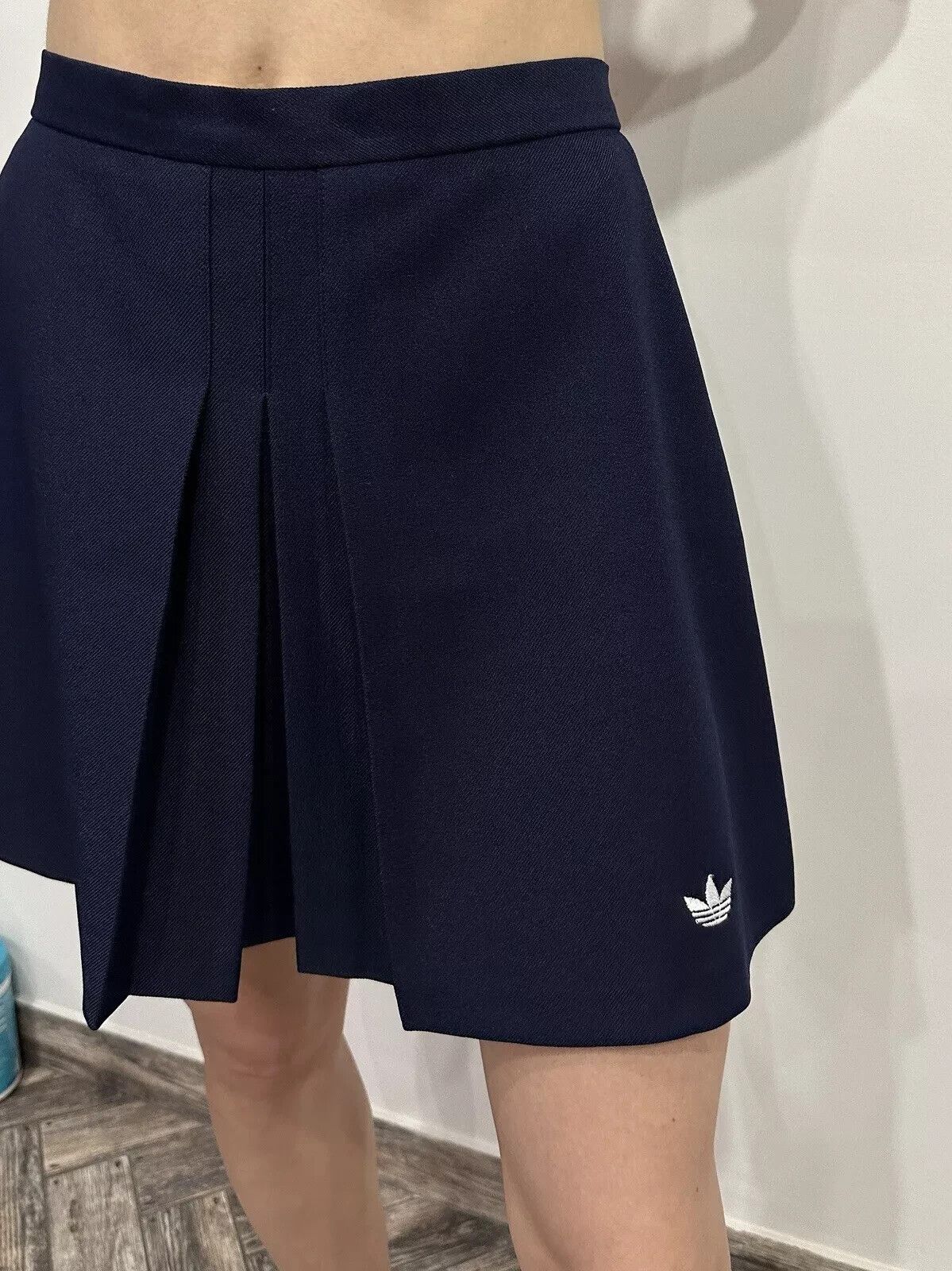 Adidas Vintage 1980s Adidas Made in West Germany Blue Skirt Size 26" / US 2 / IT 38 - 2 Thumbnail