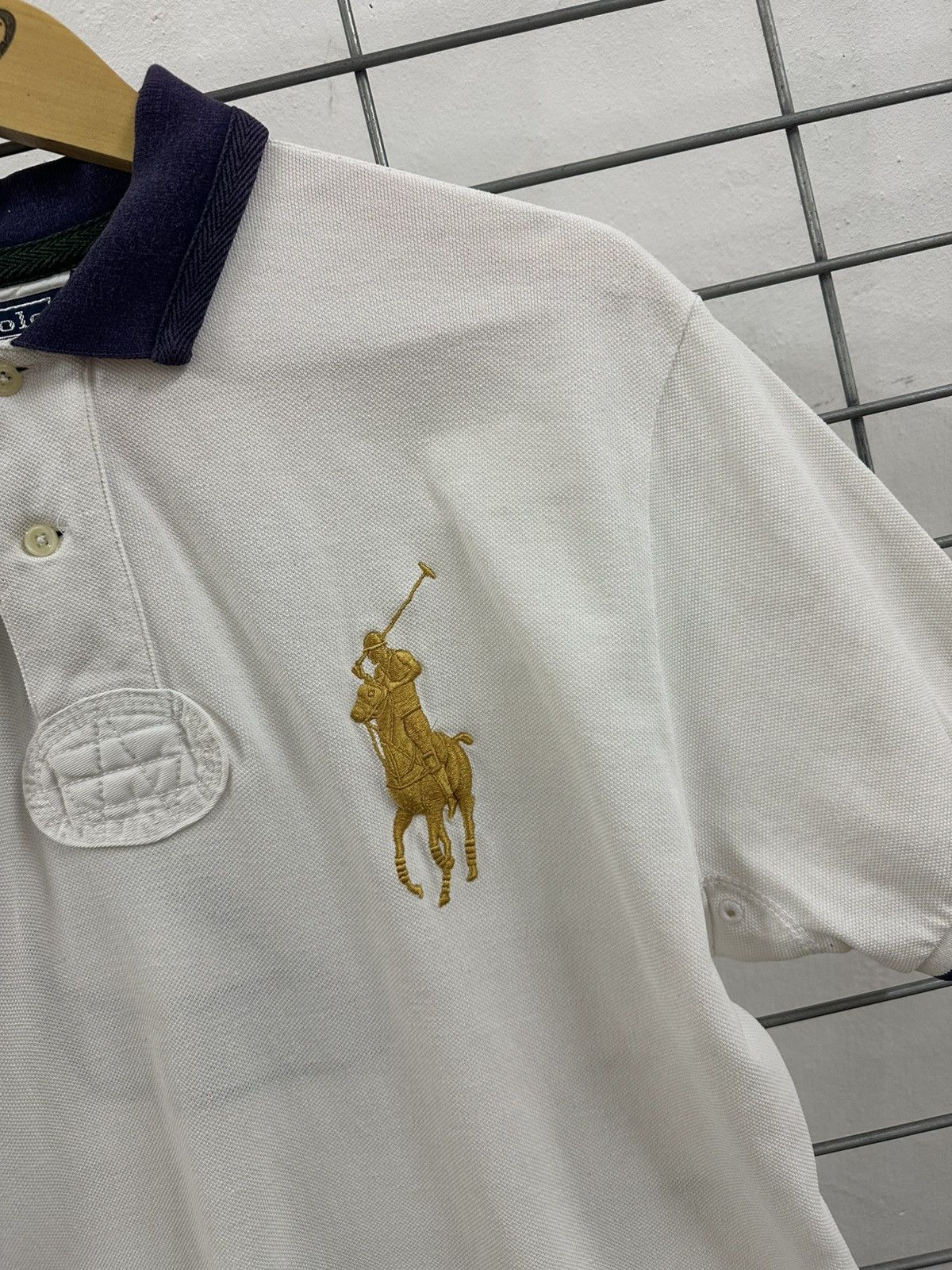 Polo Ralph Lauren Rare Vintage Polo Ralph Lauren Big Logo Number 2 Polo Shirt Size US M / EU 48-50 / 2 - 6 Thumbnail