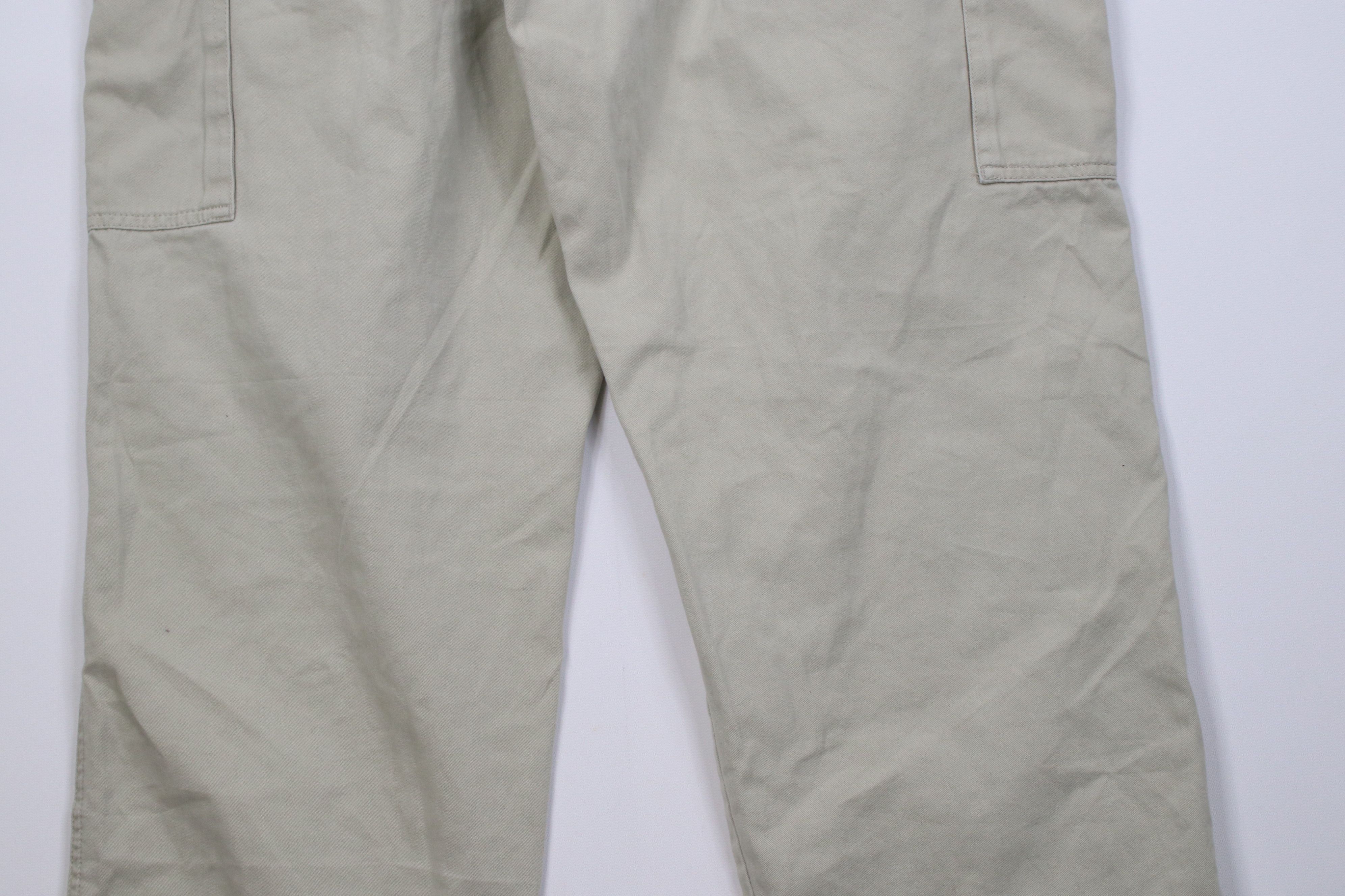 Eddie Bauer Vintage 90s Eddie Bauer Baggy Wide Leg Cargo Pants Stone Size US 34 / EU 50 - 11 Thumbnail