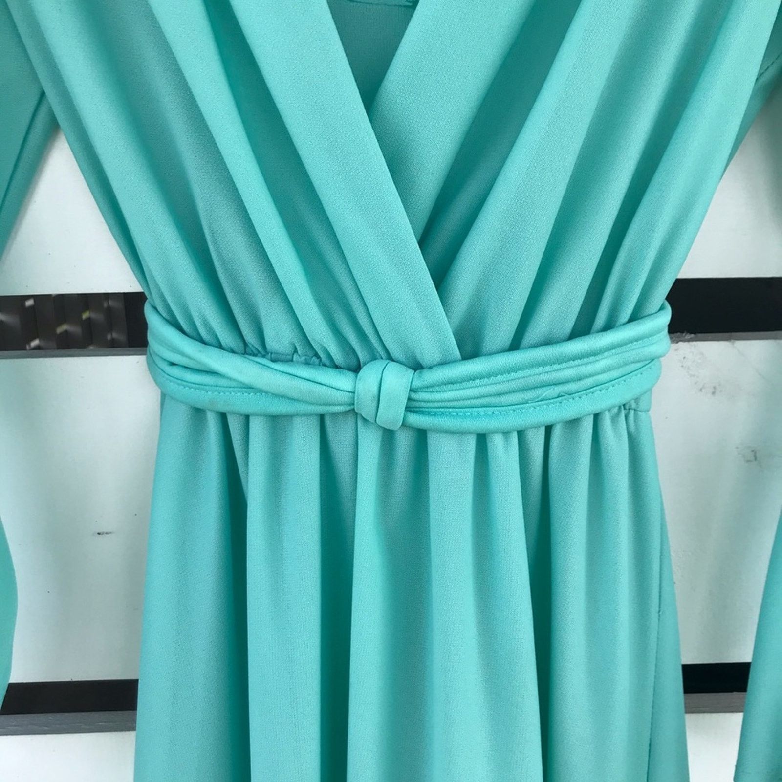 Vintage VTG 60s 70s retro handmade one of a kind maxi dress Size M / US 6-8 / IT 42-44 - 5 Thumbnail