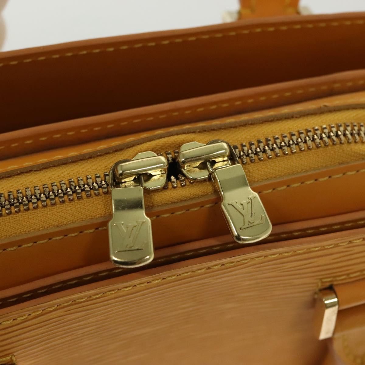 Louis Vuitton LOUIS VUITTON Epi Pont Neuf Hand Bag Yellow M52059 Size ONE SIZE - 9 Thumbnail