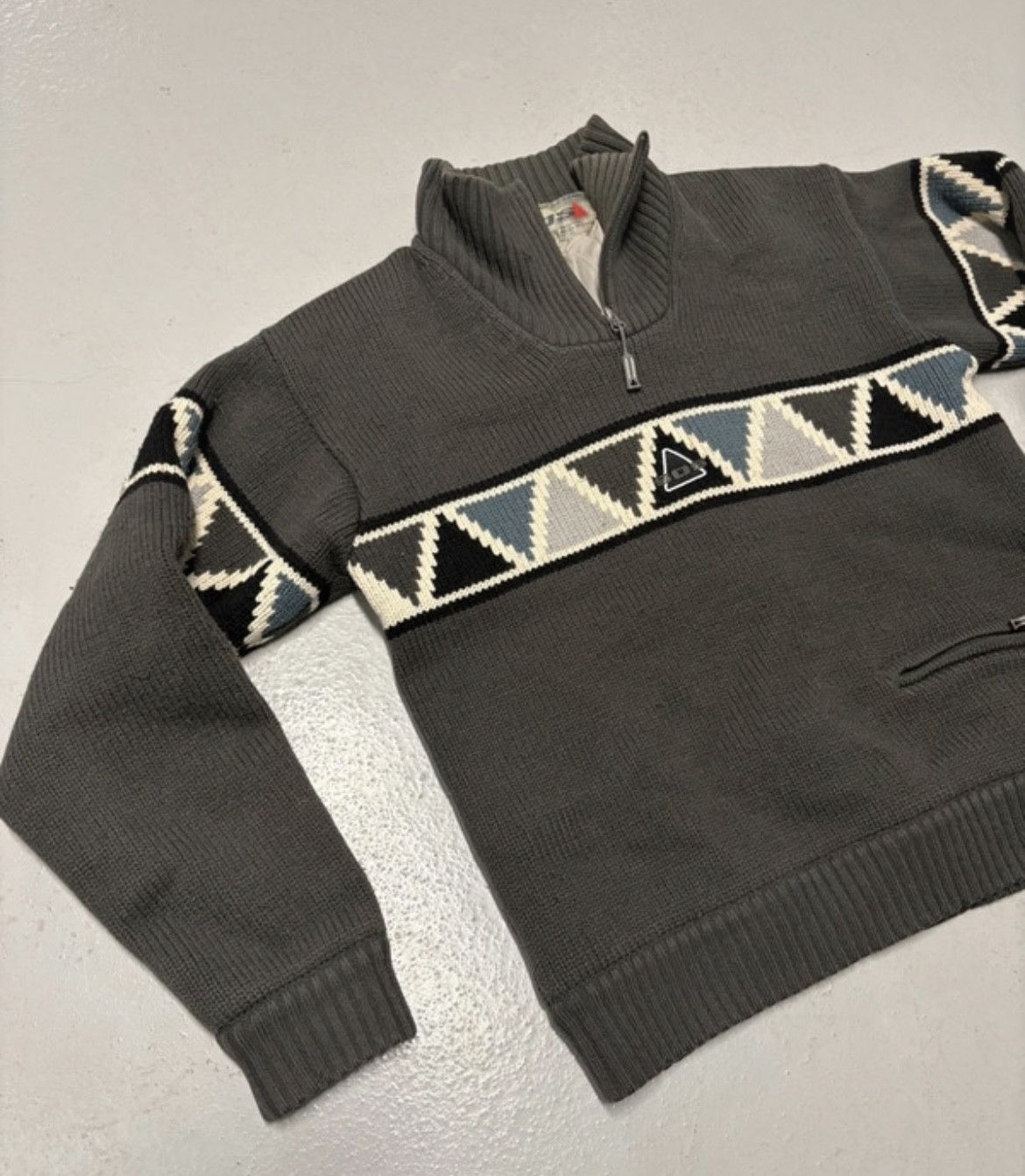 Other Sportswear of Sweden VIntage 1/4 Zip Sweater Size US L / EU 52-54 / 3 - 2 Thumbnail