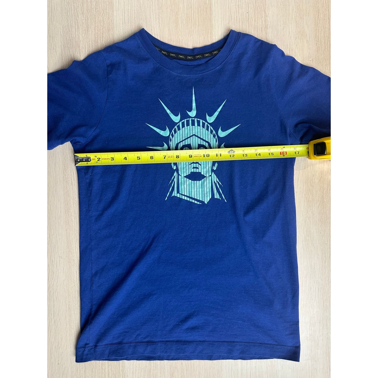 Nike Vintage Nike NYC Blue T-Shirt for World Cup - Size L Kid's Size US L / EU 52-54 / 3 - 2 Thumbnail