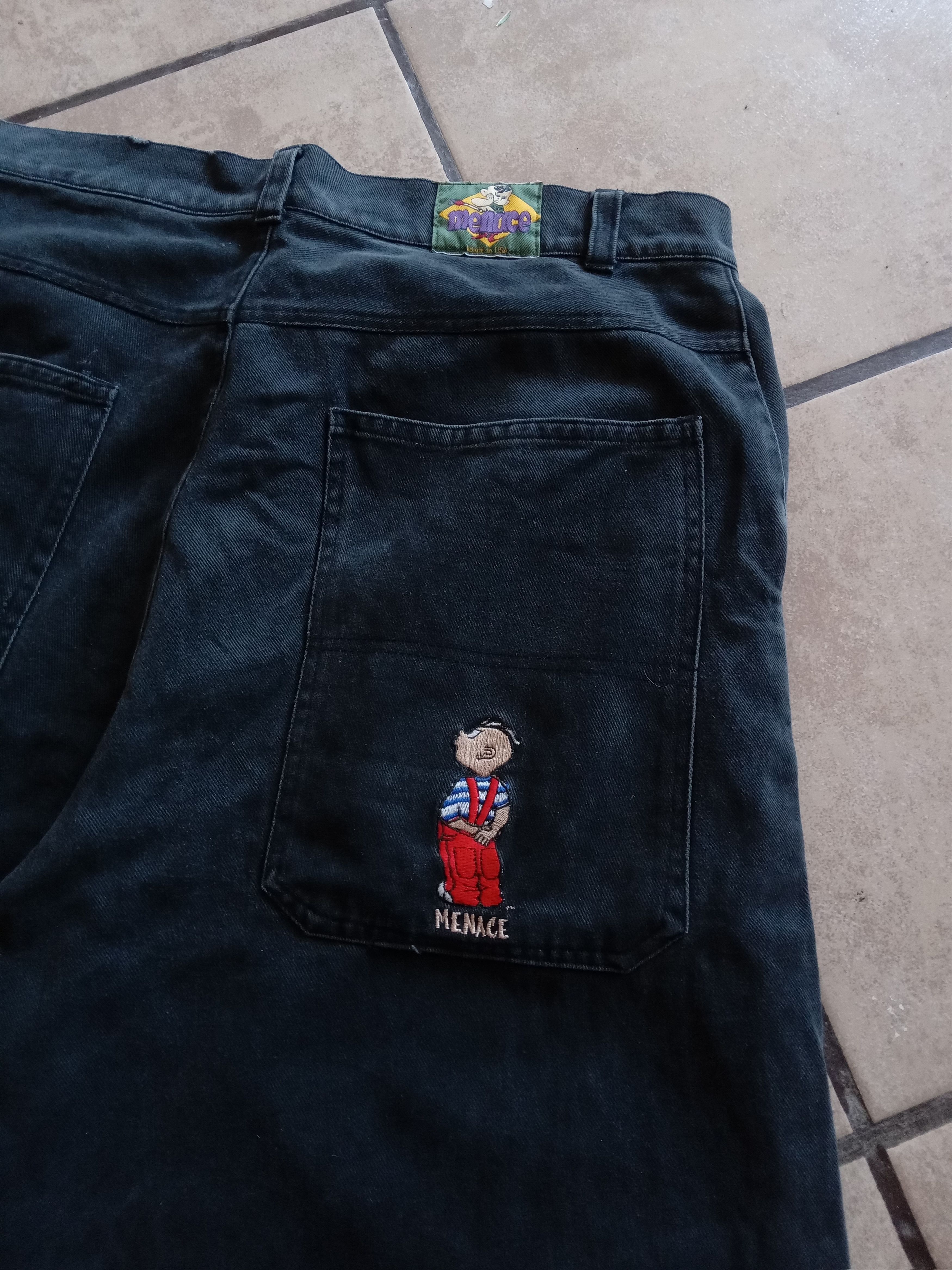 JNCO 90s MENACE SKATE SHORTS Size US 38 / EU 54 - 8 Thumbnail