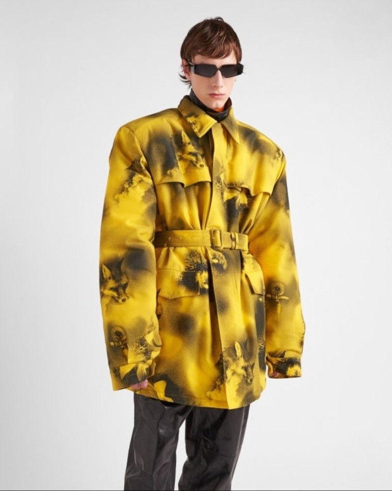 Prada re-nylon art print parka Size US XXL / EU 58 / 5 - 6 Thumbnail