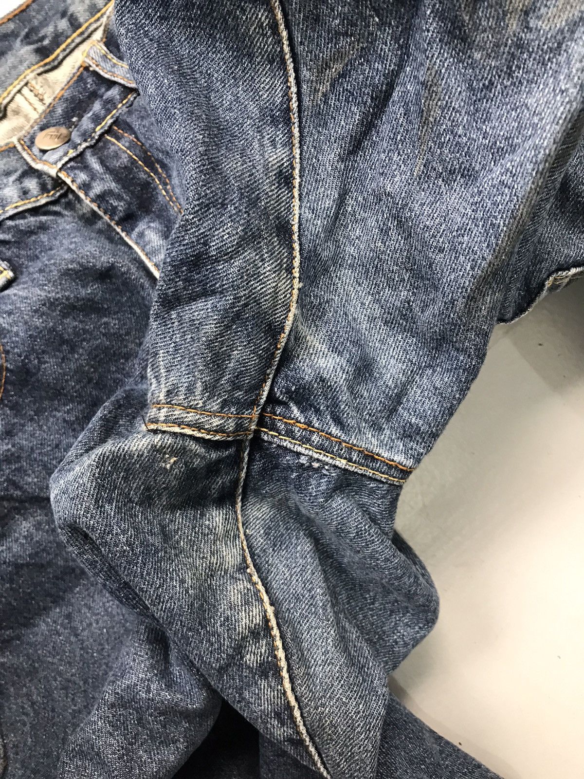 Japanese Brand Vintage Japanese brand seagull embroidered denim Size US 30 / EU 46 - 5 Thumbnail