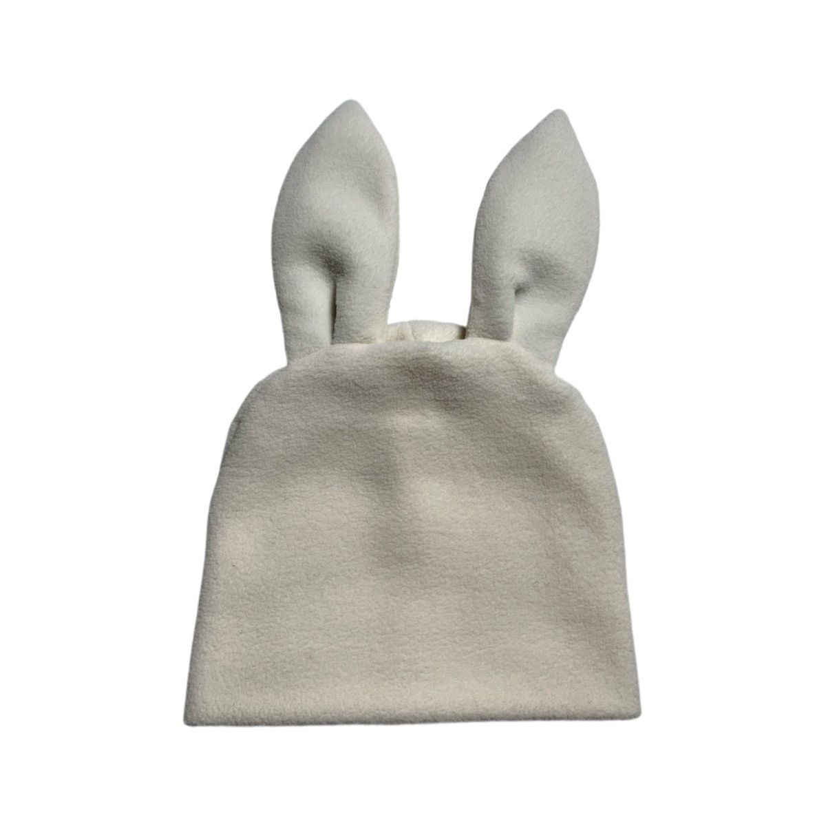 Pre-owned Comme Des Garcons X Comme Des Garcons Shirt Boy Comme Des Garçons Aw18 Bunny Ear Beanie Hat In White