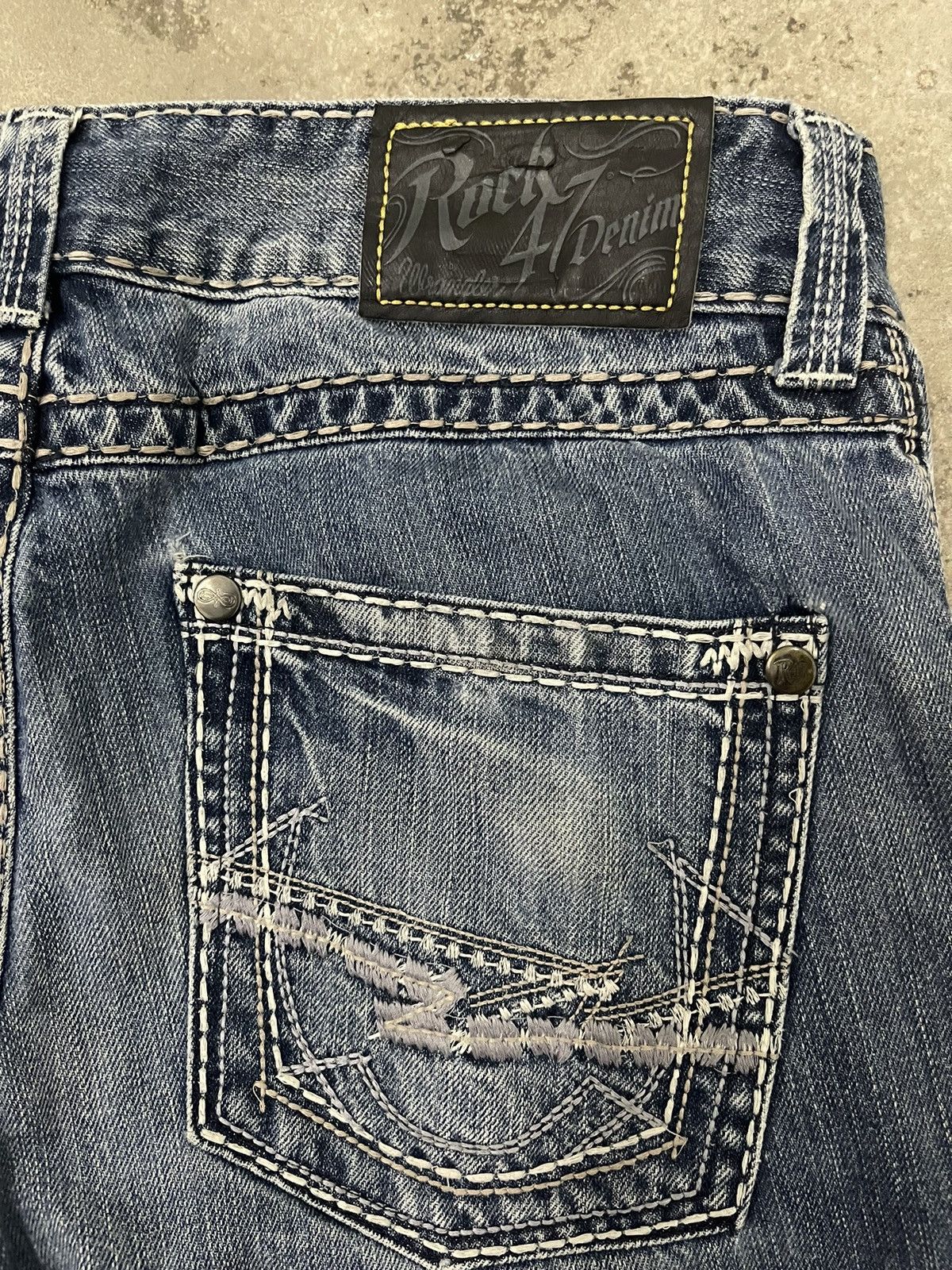 Wrangler Vintage Rock 47 Flared Denim Size US 32 / EU 48 - 14 Thumbnail