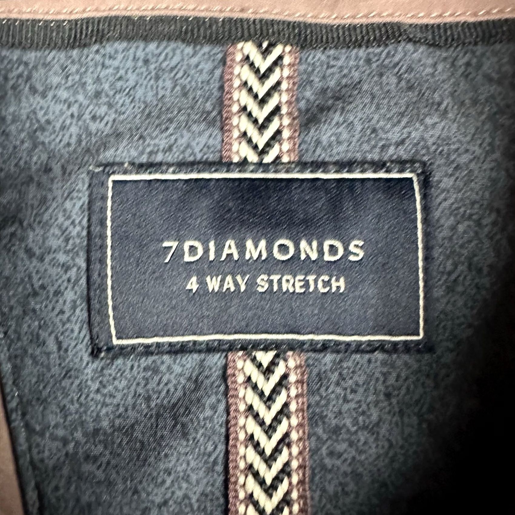 Vintage 7 Diamonds Woven Shirt Mens Small Light Purple Geometric Daydreamer Button Up Size US S / EU 44-46 / 1 - 4 Thumbnail