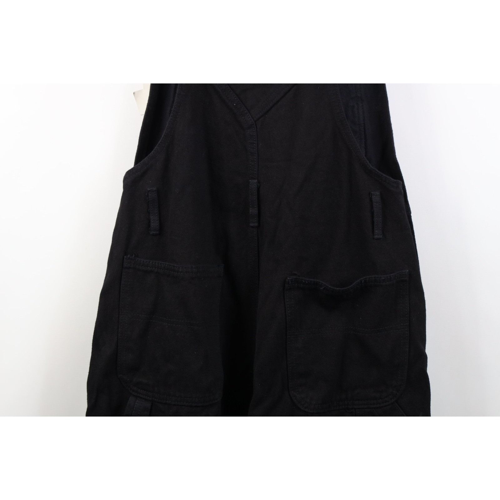 Vintage Deadstock Vintage 90s Streetwear Baggy Denim Jean Shortalls Size 28" / US 6 / IT 42 - 18 Thumbnail