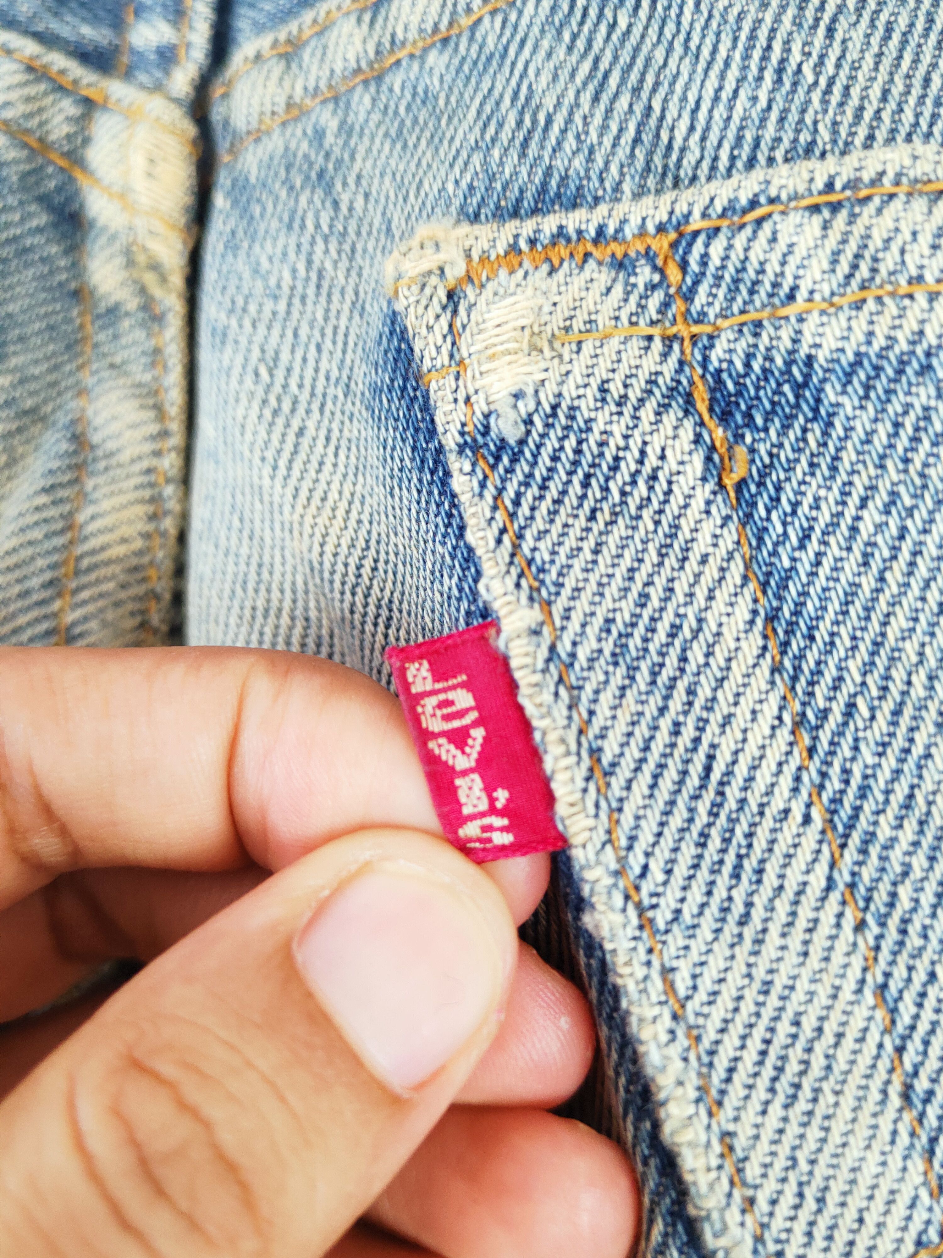 Levi's 505 Levi's Blue Distressed Ripped denim Jeans #W800 Size US 29 - 12 Thumbnail
