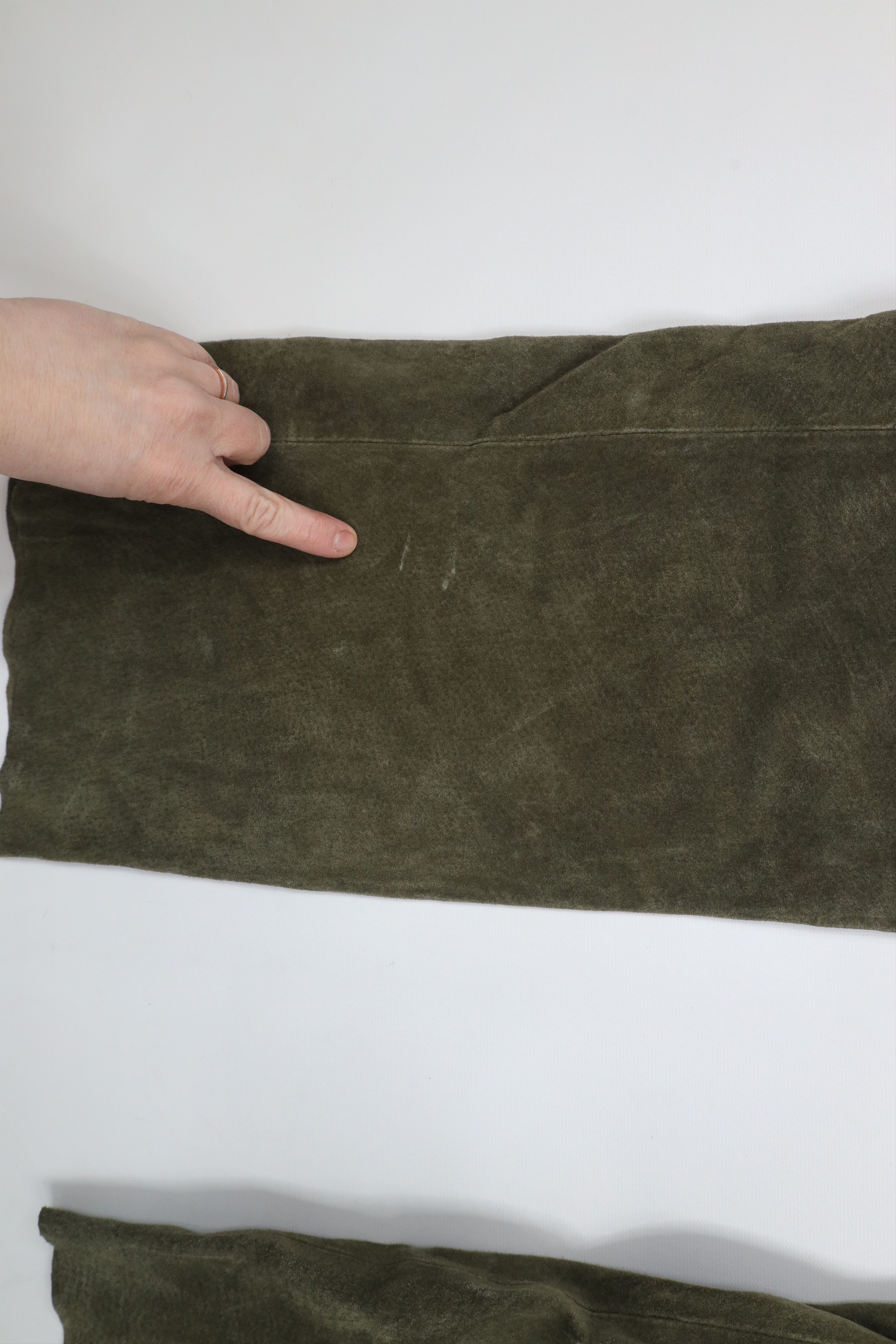 Vintage Vintage 90s Streetwear Leather Flared Wide Leg Cargo Pants Size 36" / US 14 / IT 50 - 6 Thumbnail