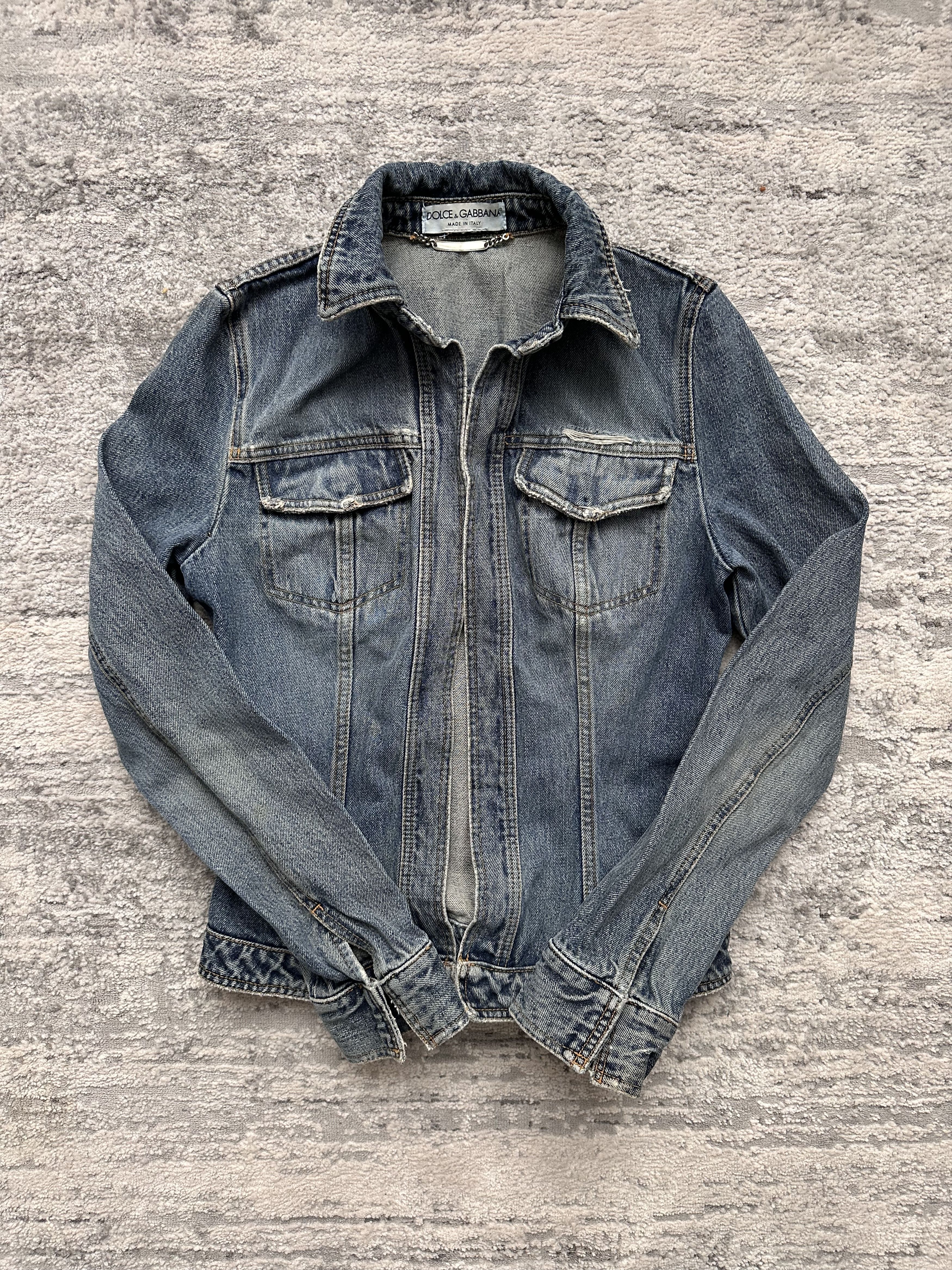 Dolce & Gabbana Dolce Gabbana jeans jacket Size S / US 4 / IT 40 - 1 Thumbnail