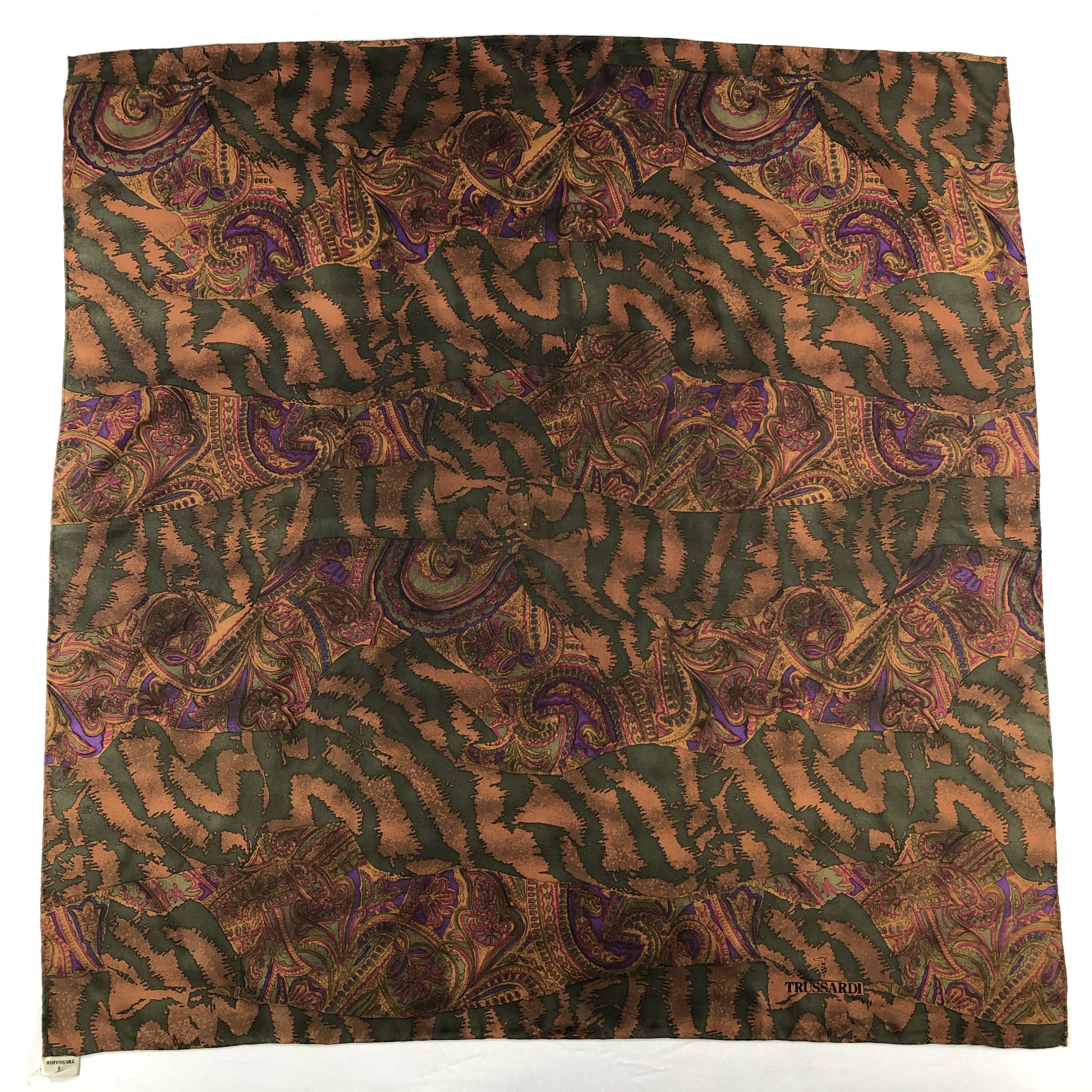 Trussardi Vintage Trussardi Silk Scarf Size ONE SIZE - 2 Thumbnail