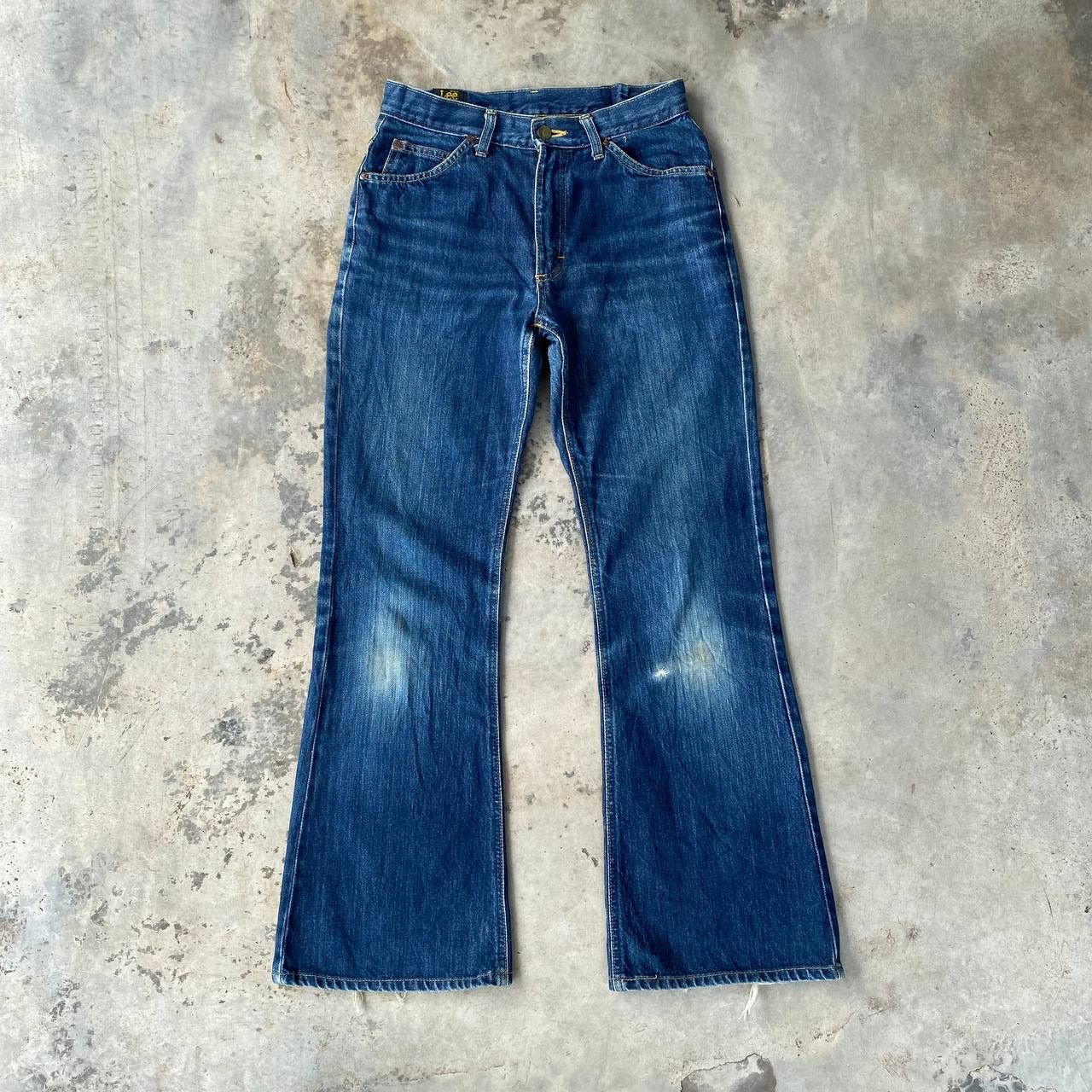 Lee × Vintage FLARED VINTAGE 90S LEE RIDERS BLUEWASH DENIM MADE IN JAPAN Size US 28 / EU 44 - 8 Thumbnail
