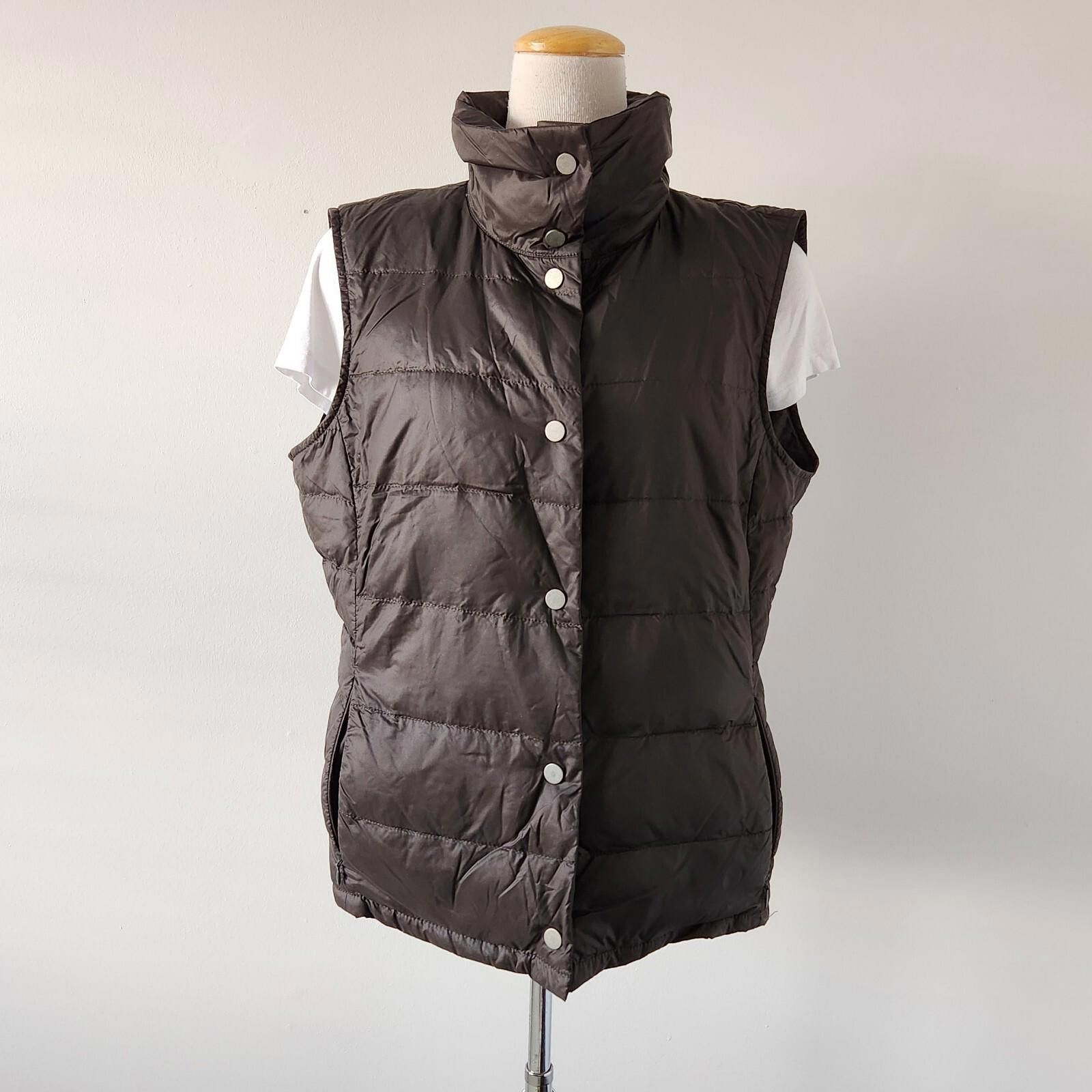 Escada Escada Sport Vest EU 42 Large Dark Brown Goose Down Puffer Size L / US 10 / IT 46 - 1 Thumbnail