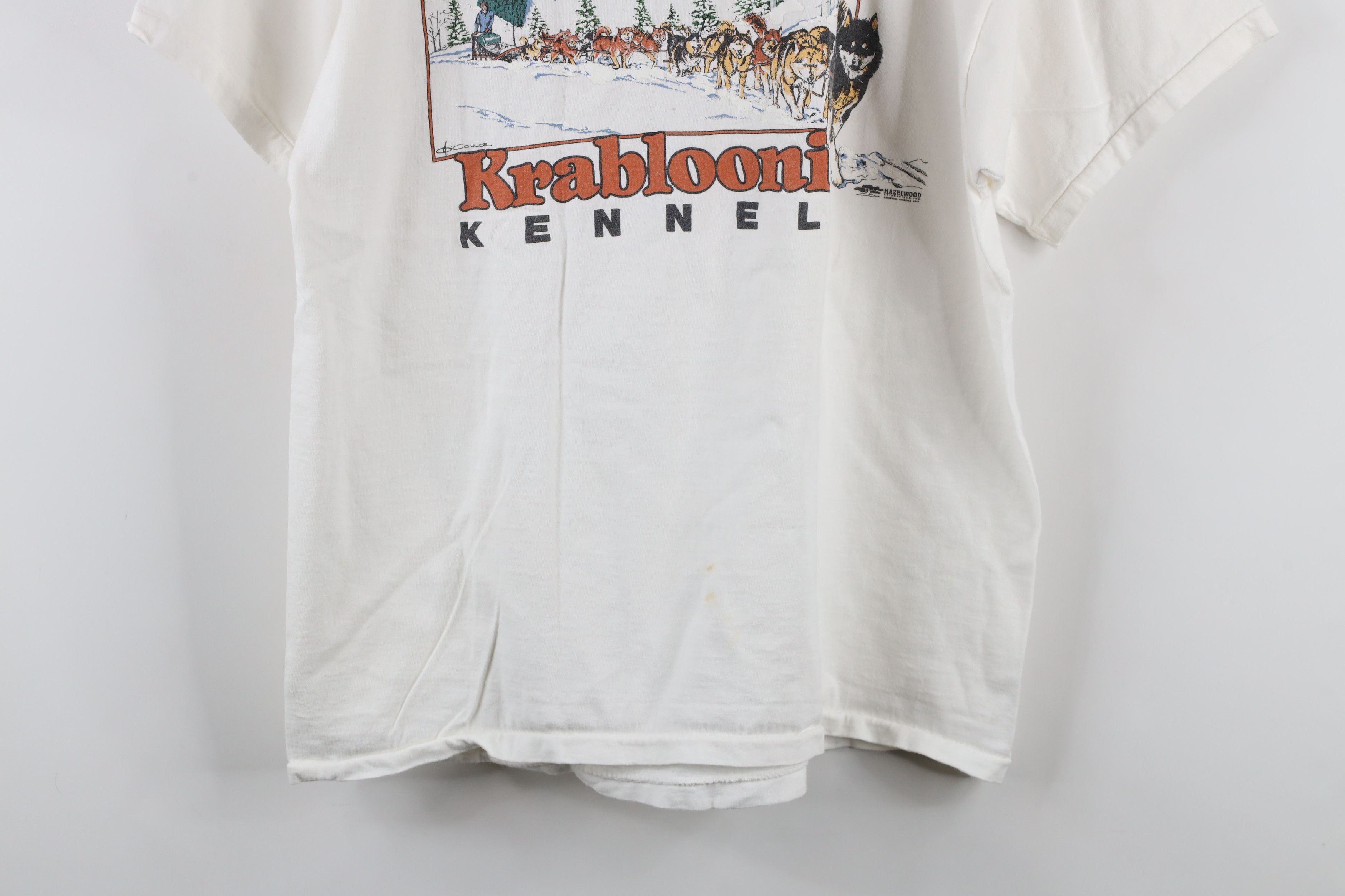 Vintage Vintage 90s Spell Out Krabloonik Kennels Dog T-Shirt USA Size US L / EU 52-54 / 3 - 15 Thumbnail