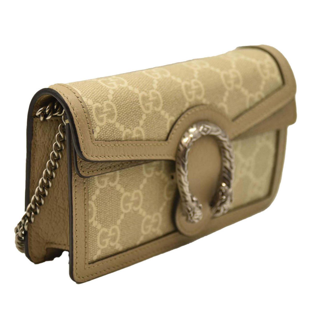 Gucci Gucci GG Supreme Monogram Textured Dollar Calfskin Super Size ONE SIZE - 2 Thumbnail