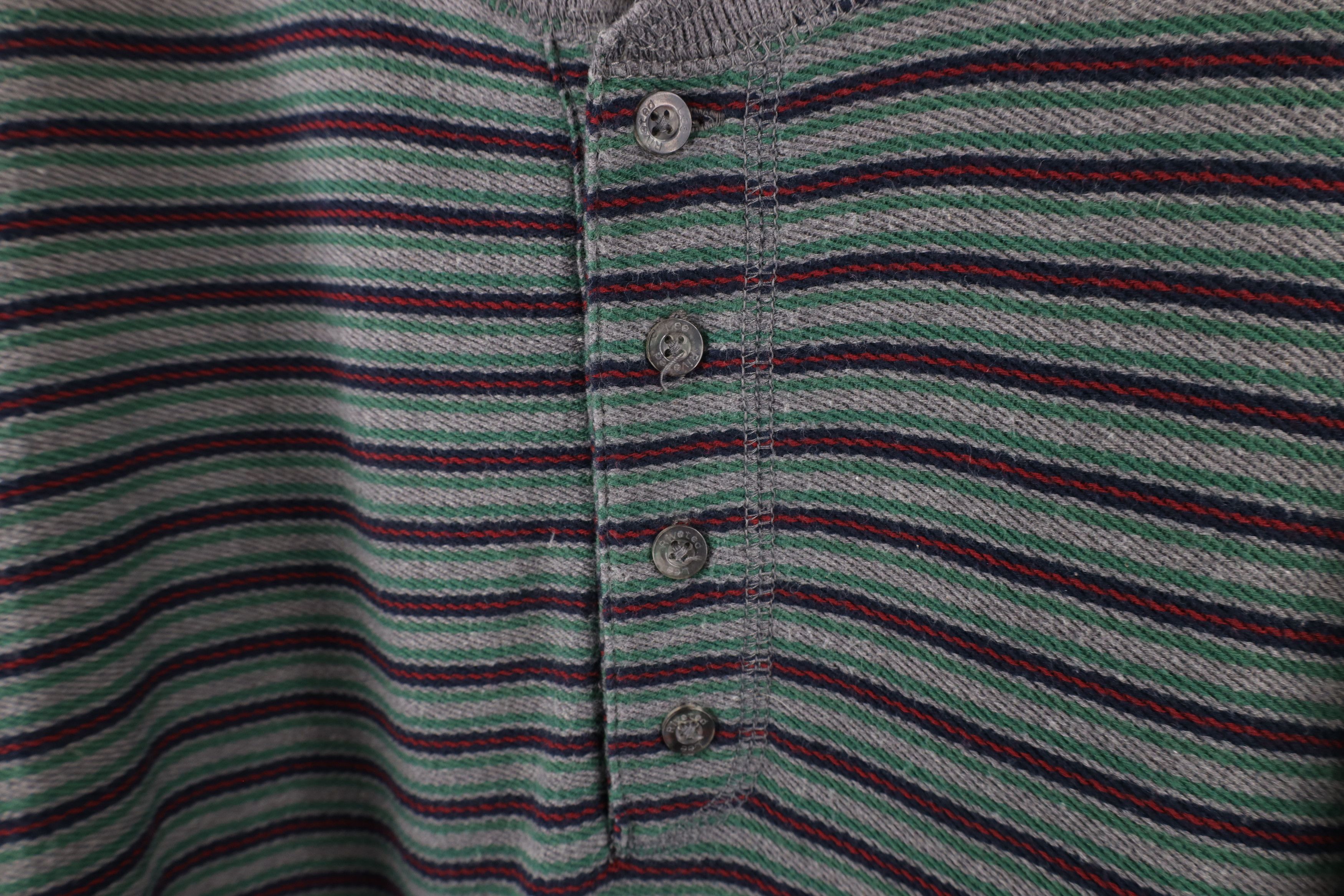 Lee × Vintage Vintage 90s Lee Riveted Knit Long Sleeve Henley T-Shirt Size US L / EU 52-54 / 3 - 5 Thumbnail