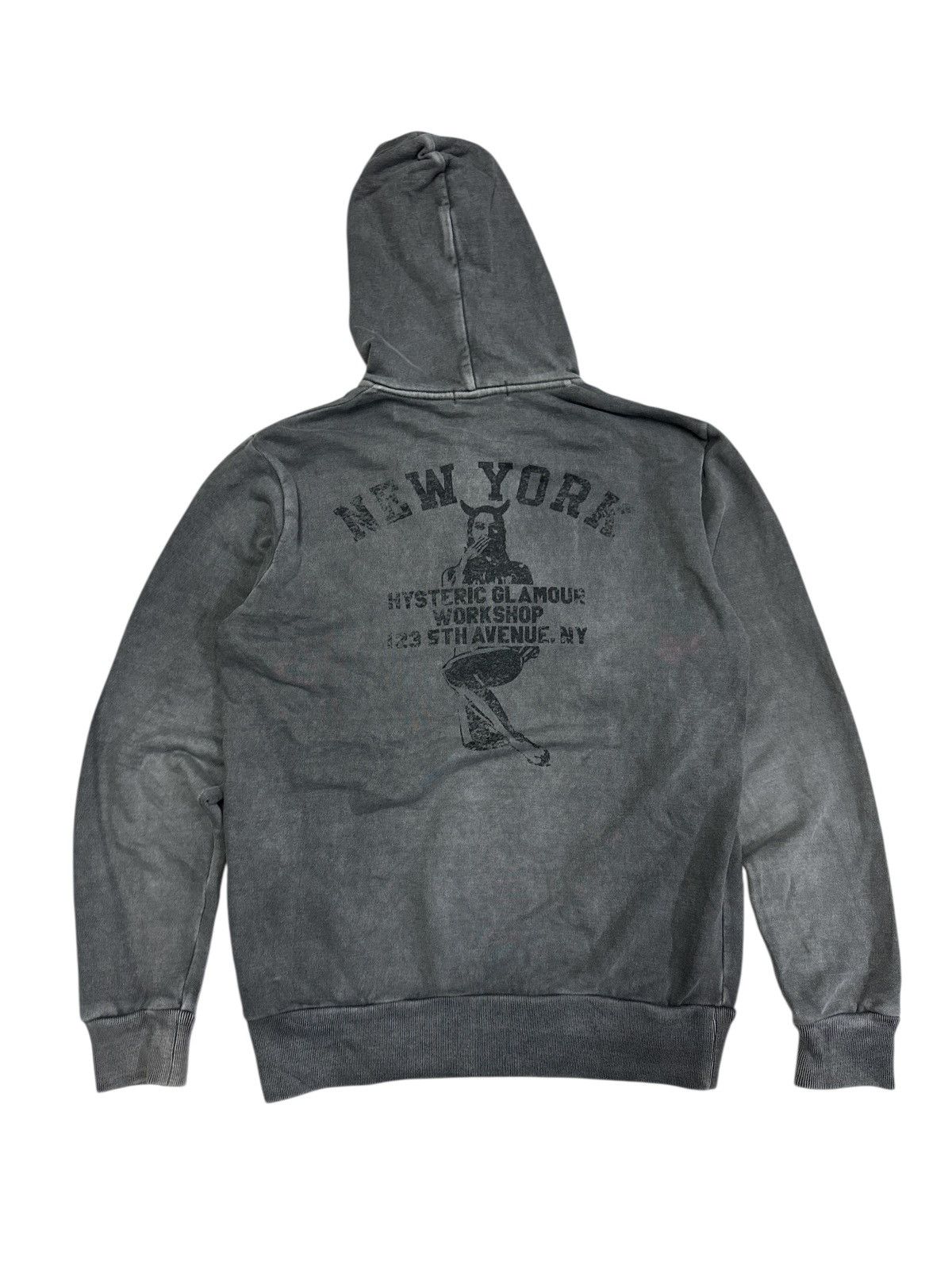 Hysteric Glamour HYSTERIC GLAMOUR WORKSHOP 123 5th ABE NEW YORK HOODIE Size US L / EU 52-54 / 3 - 1 Thumbnail