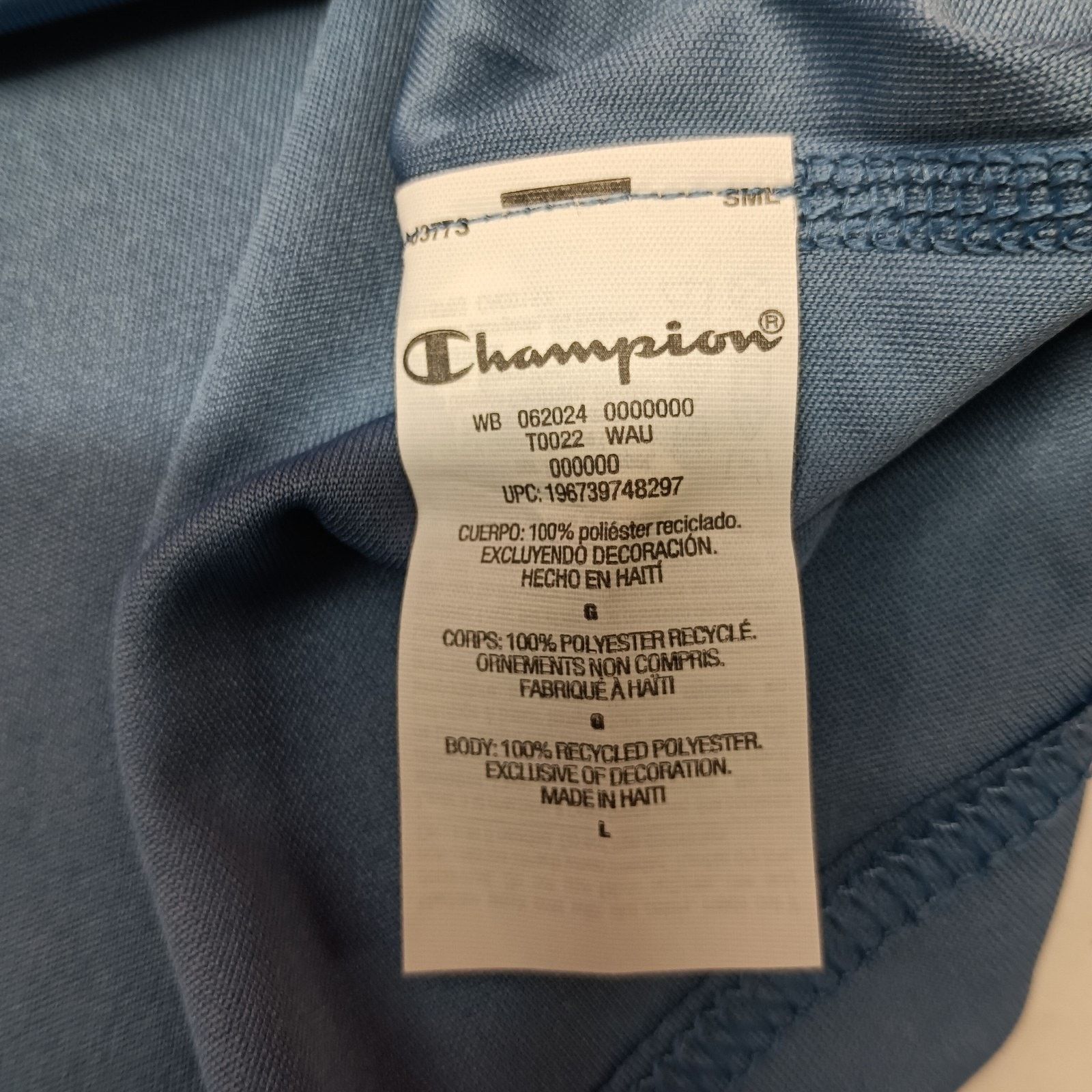 Champion Champion Men's Double Dry Anti-Odor T-Shirt Size L Blue Size US L / EU 52-54 / 3 - 6 Thumbnail