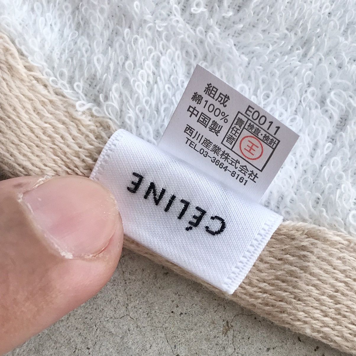 Celine Céline Hand Towel White / Brown Size ONE SIZE - 6 Thumbnail