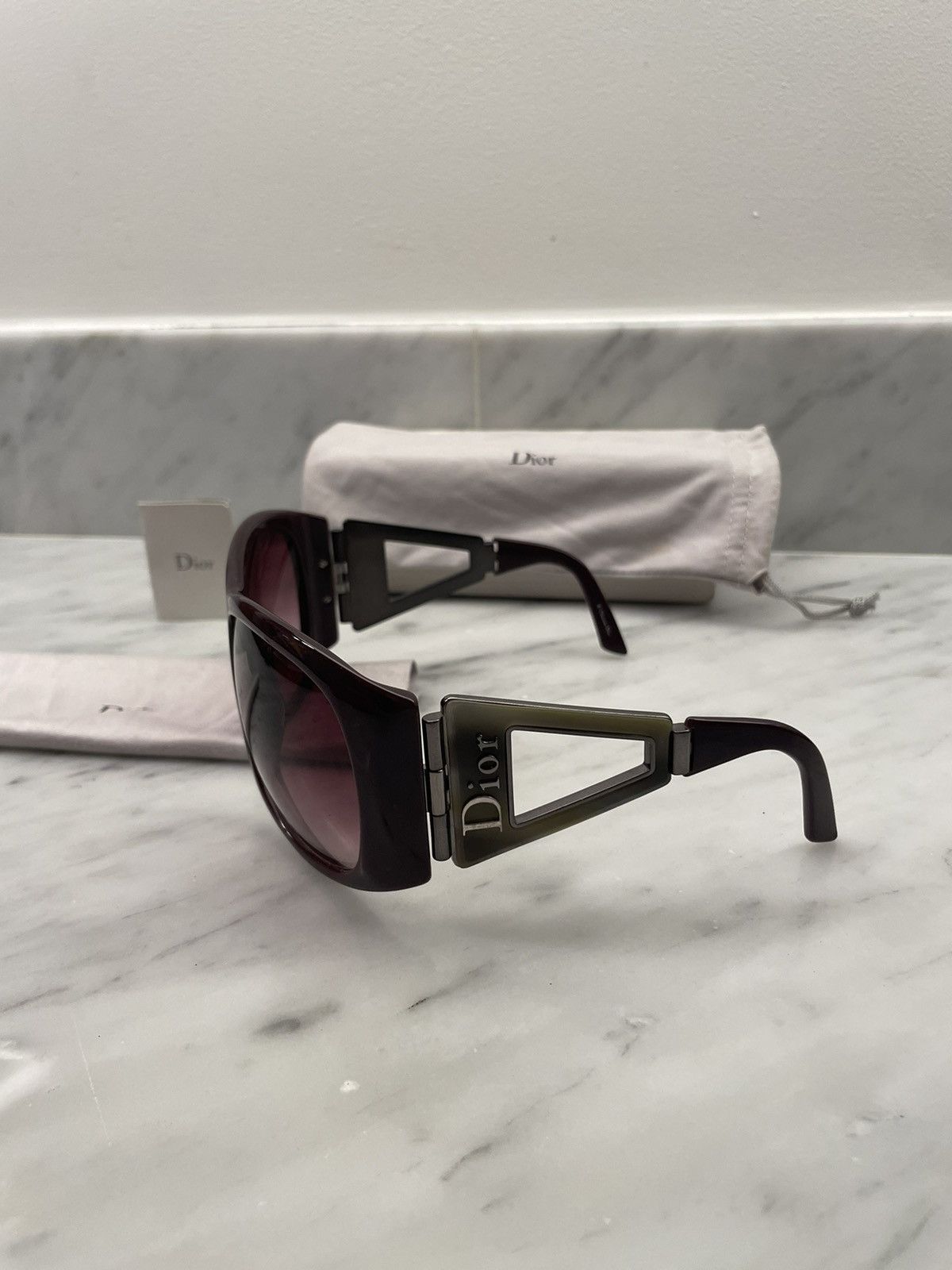 Other Dior escrime 2 sunglasses with logo arms mask shield Size ONE SIZE - 4 Thumbnail