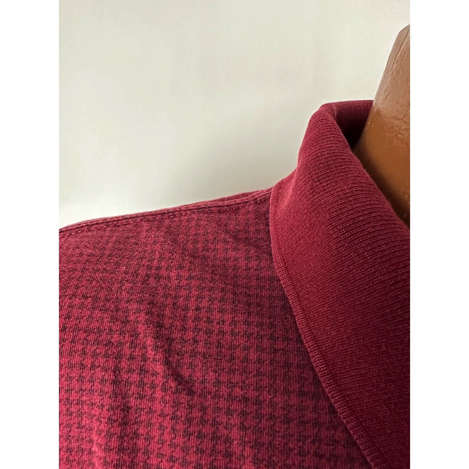 Eddie Bauer VINTAGE Eddie Bauer Polo Shirt Men L Red Houndstooth Heavyweight Oversized 90s Casual Golf Preppy Sports Outdoor Mens Polo Size US L / EU 52-54 / 3 - 5 Thumbnail
