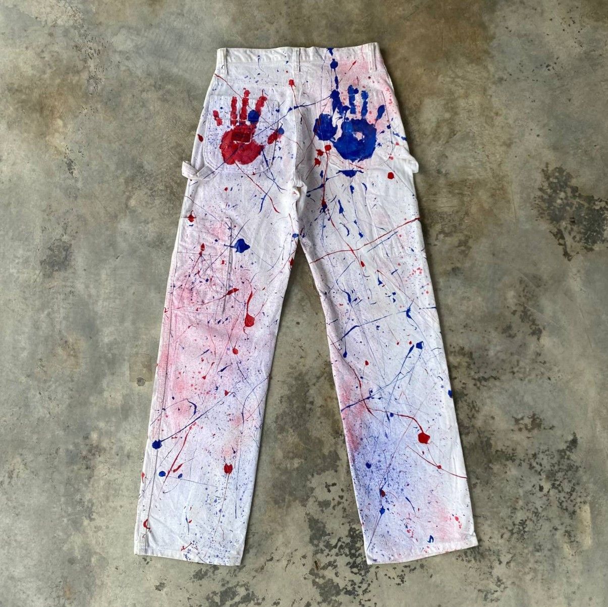 Vintage VINTAGE DICKIES CARPENTER REWORKED SPLATTER PAINT W28X32 Size US 28 / EU 44 - 7 Thumbnail