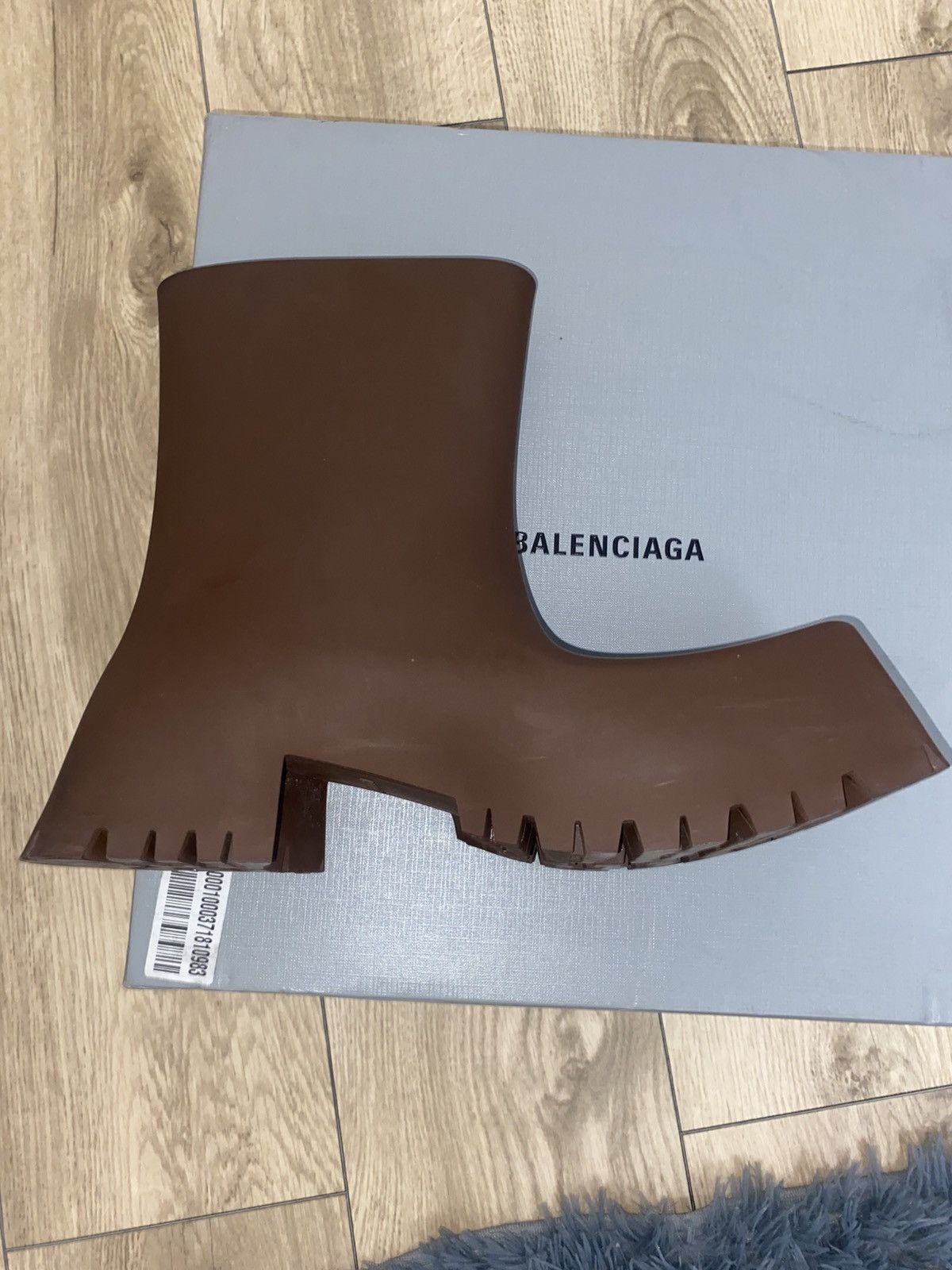 Balenciaga balenciaga trooper rubber boots brown Size US 9.5 / EU 42-43 - 3 Thumbnail