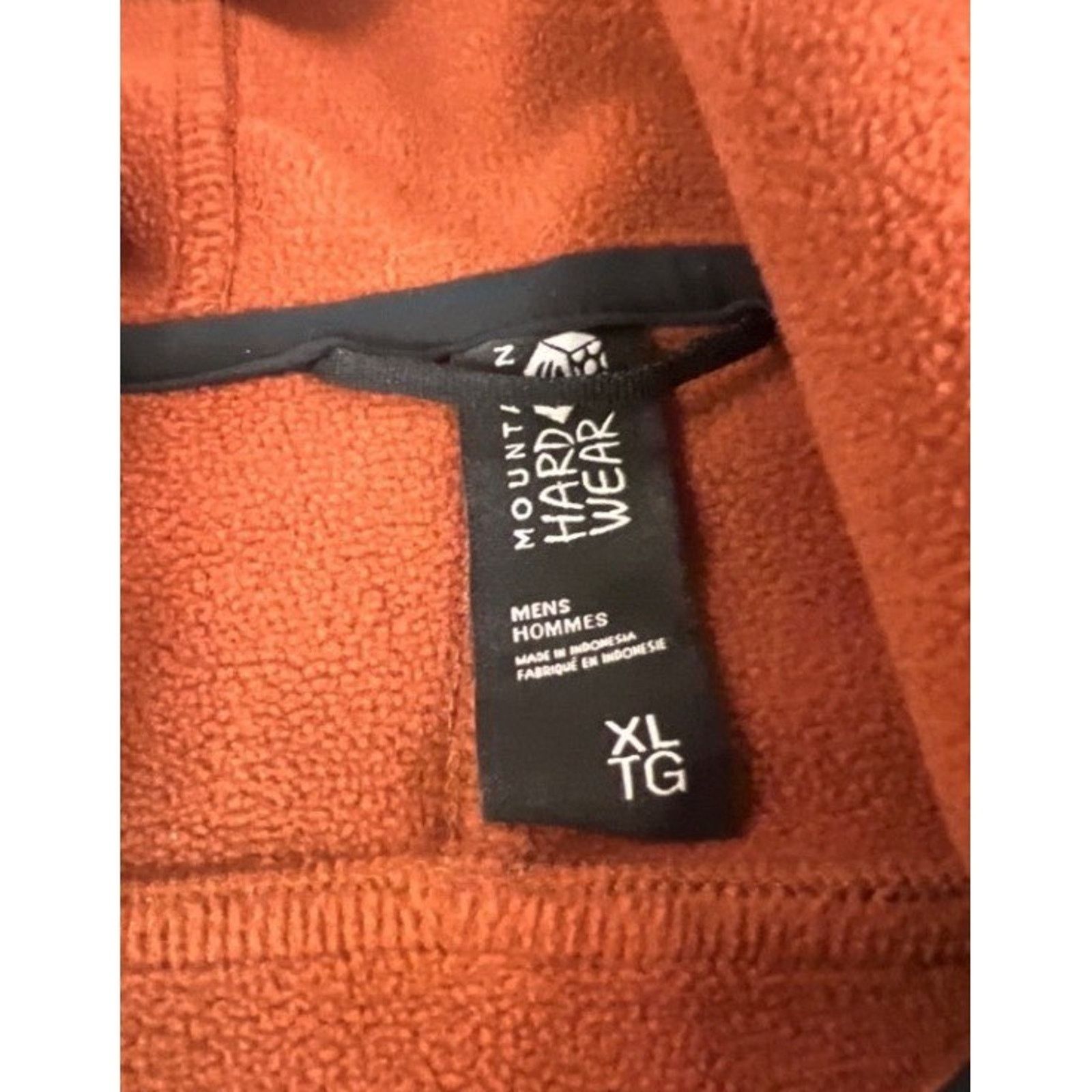 Mountain Hardwear Mountain Hardwear Mens XL Full Zip Fleece Hoodie Jacket Size US XL / EU 56 / 4 - 5 Thumbnail