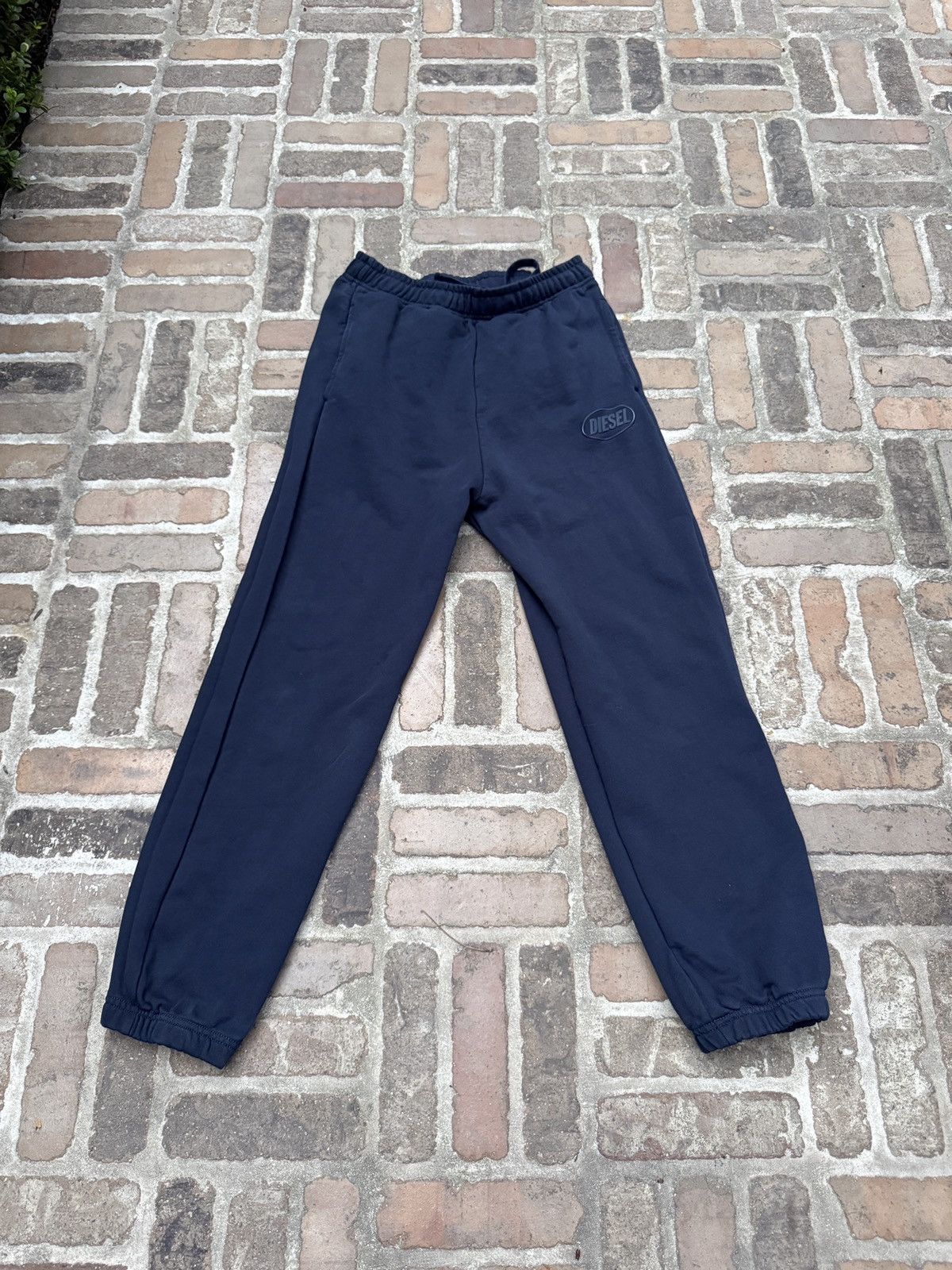 Diesel Diesel Dark Blue Jogger Sweatpants Size US 29 - 1 Thumbnail